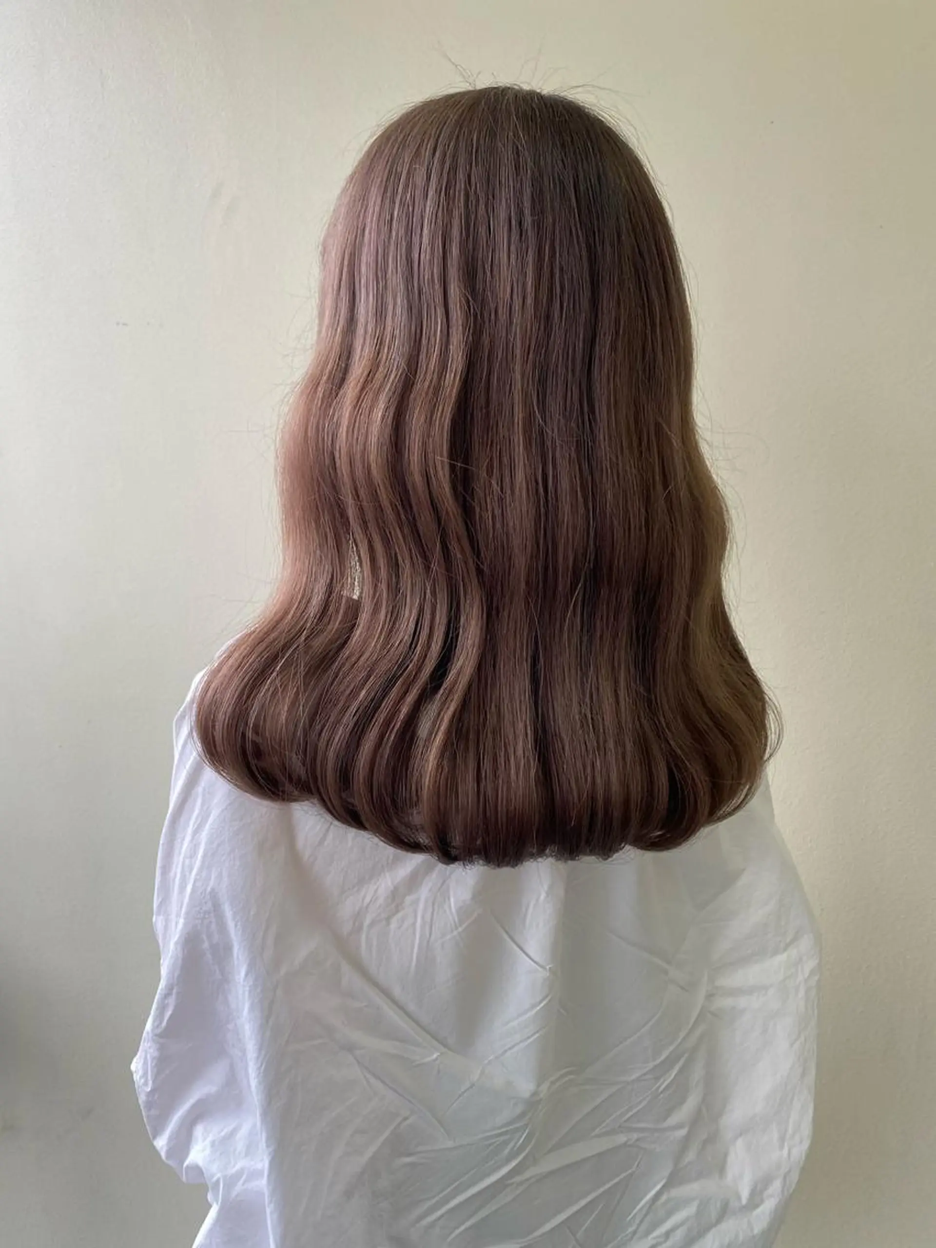 セミロング 韓国ヘア🇰🇷 SAYAのヘアスタイル