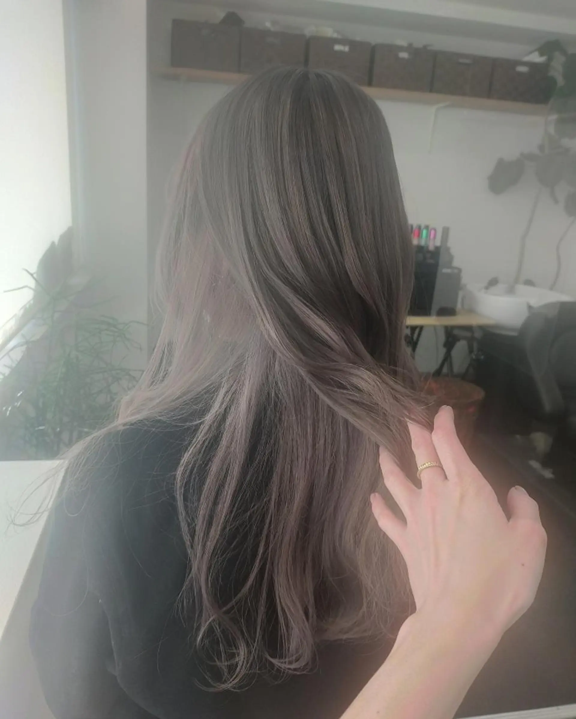 ロング カラー JIL BLAN 京都所属・RU RIのヘアスタイル