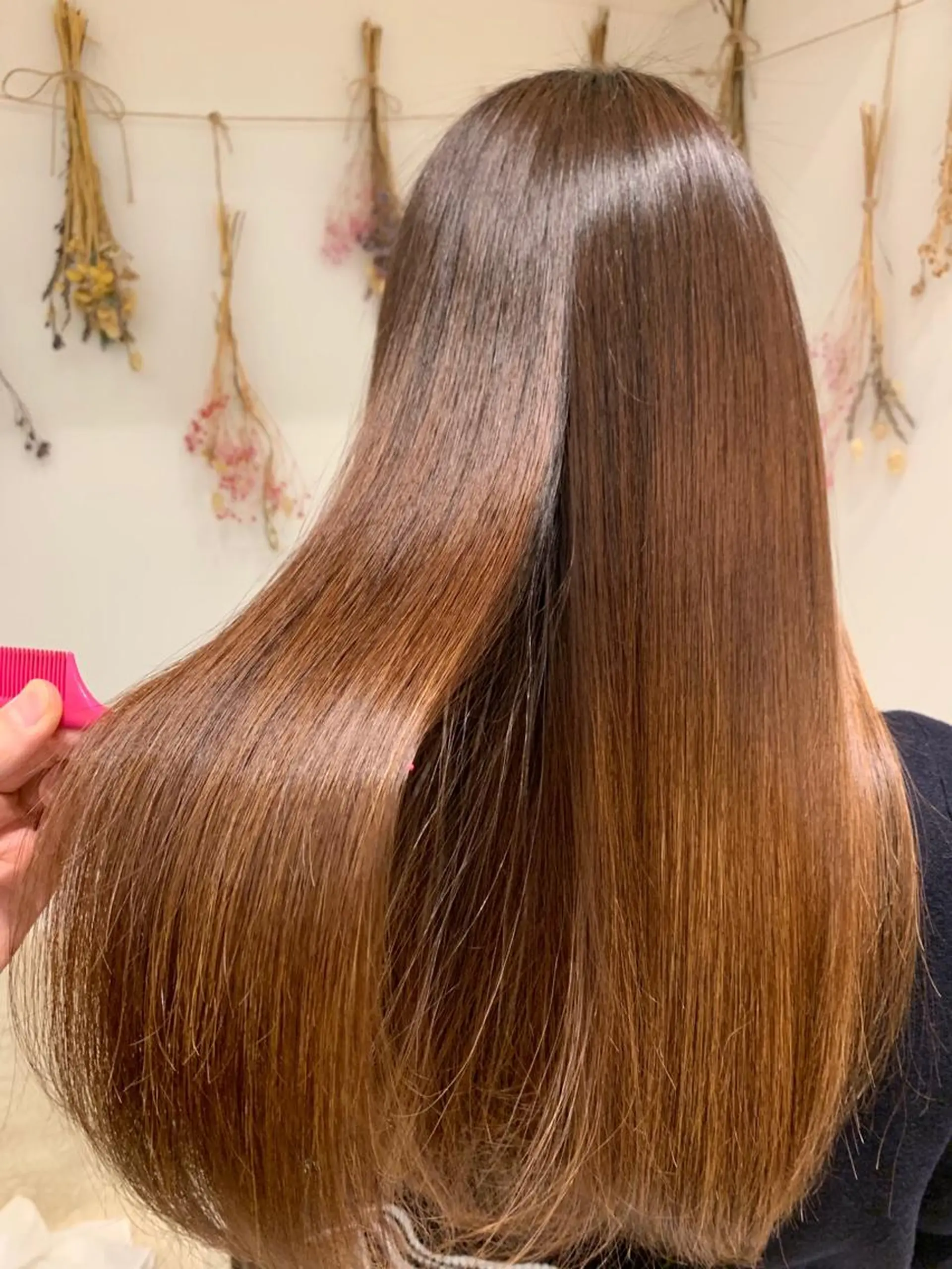 ロング パーマ トリートメント ストレートパーマ はだゆうき @hadadan08のヘアスタイル