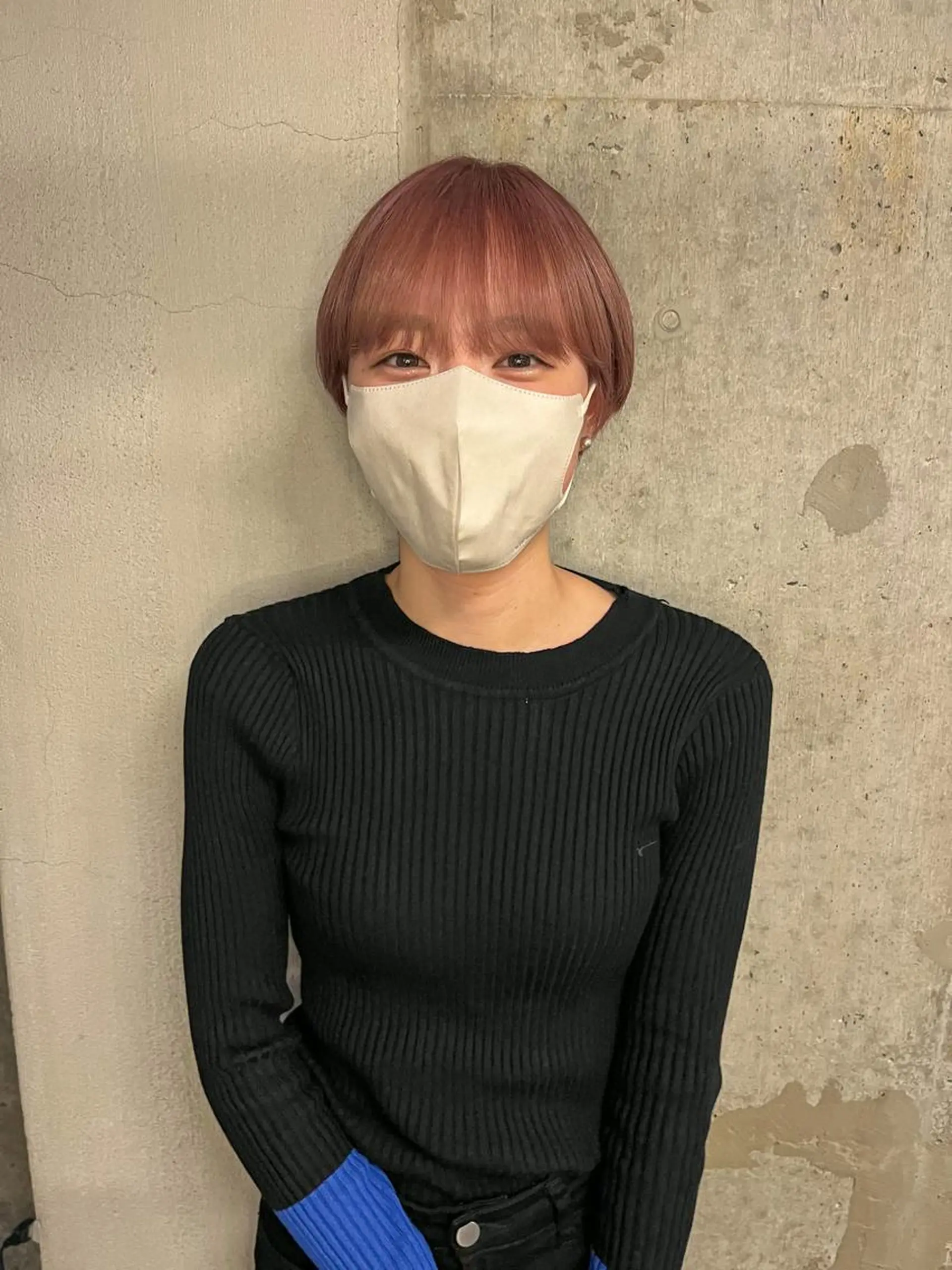 ショート カラー ブリーチ 透明感カラー ピンクカラー パープルカラー カット ヘアカラー トリートメント こっくりカラー/艶髪 /amy.山口瑞稀のヘアスタイル