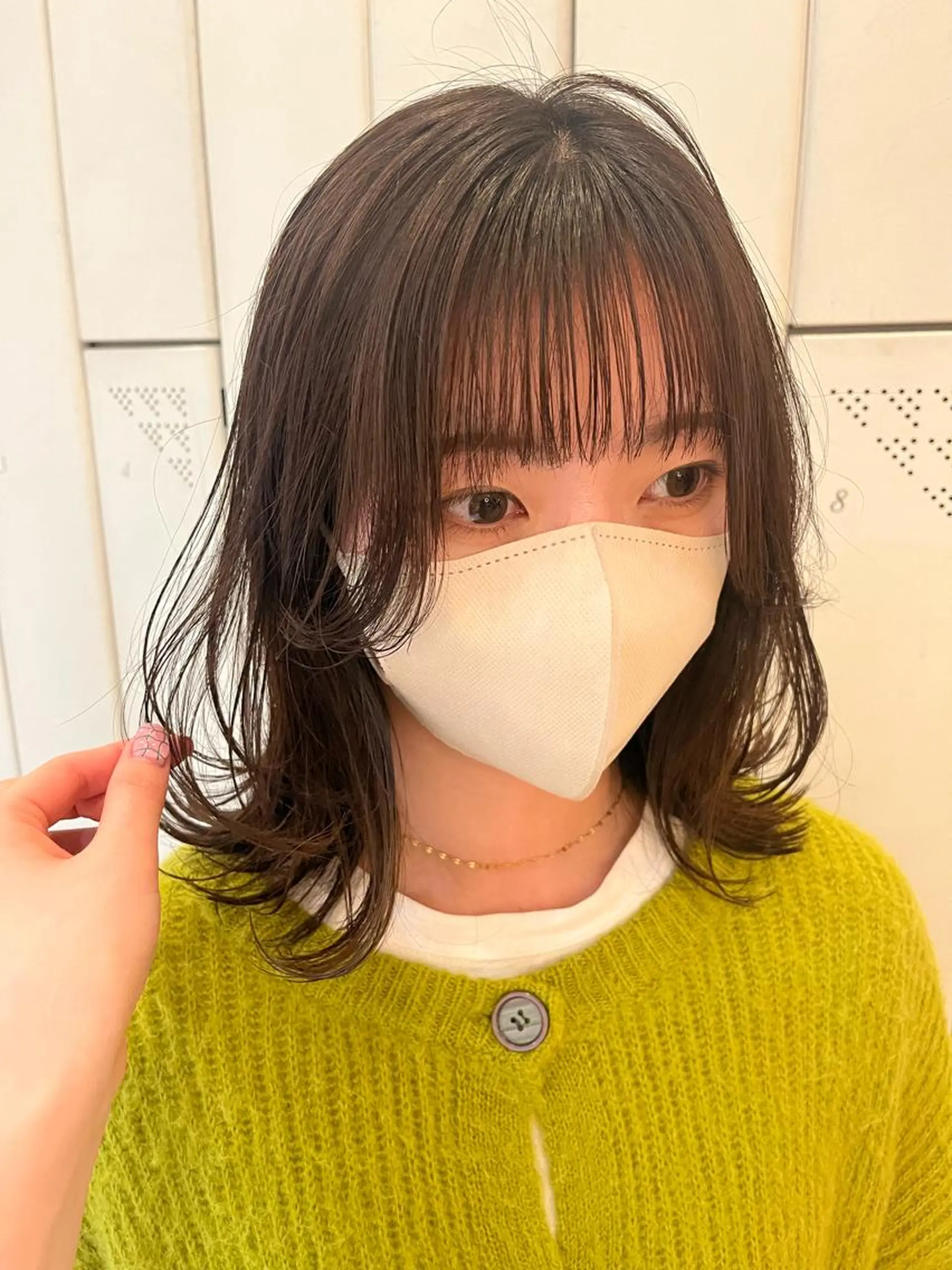 ミディアム 飯田 愛結のヘアスタイル