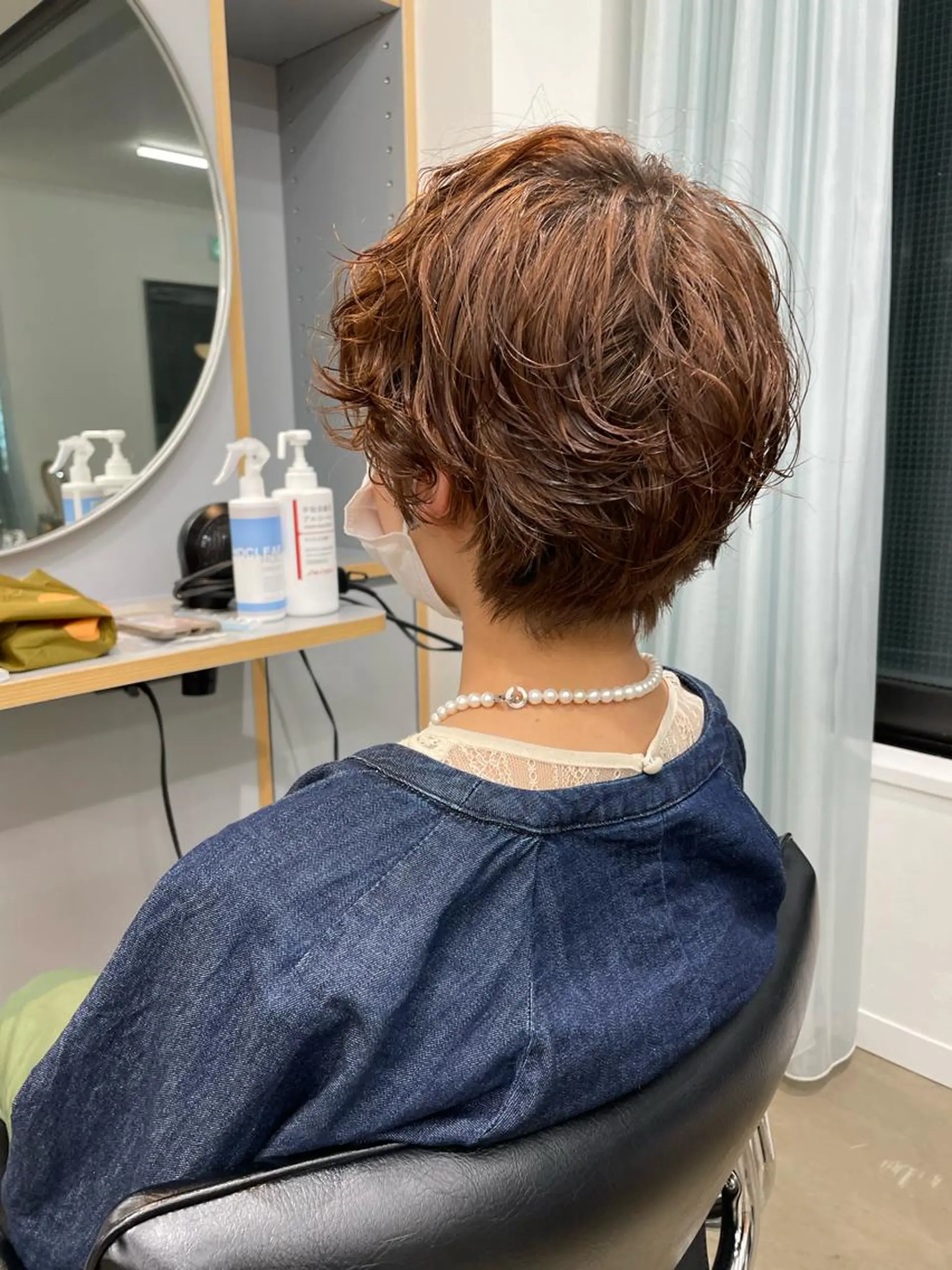 ショート パーマ pole所属・【pole】 minaのヘアスタイル