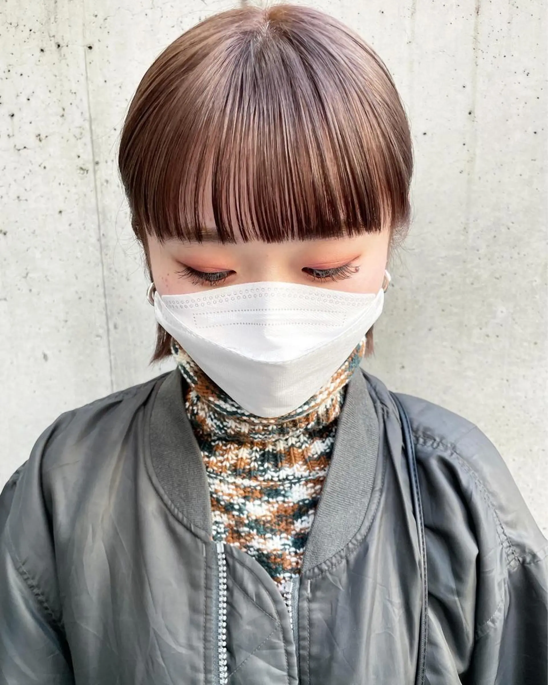 ショート カラー 👩🏻ボブ/ 髪質改善ダブルカラーのヘアスタイル