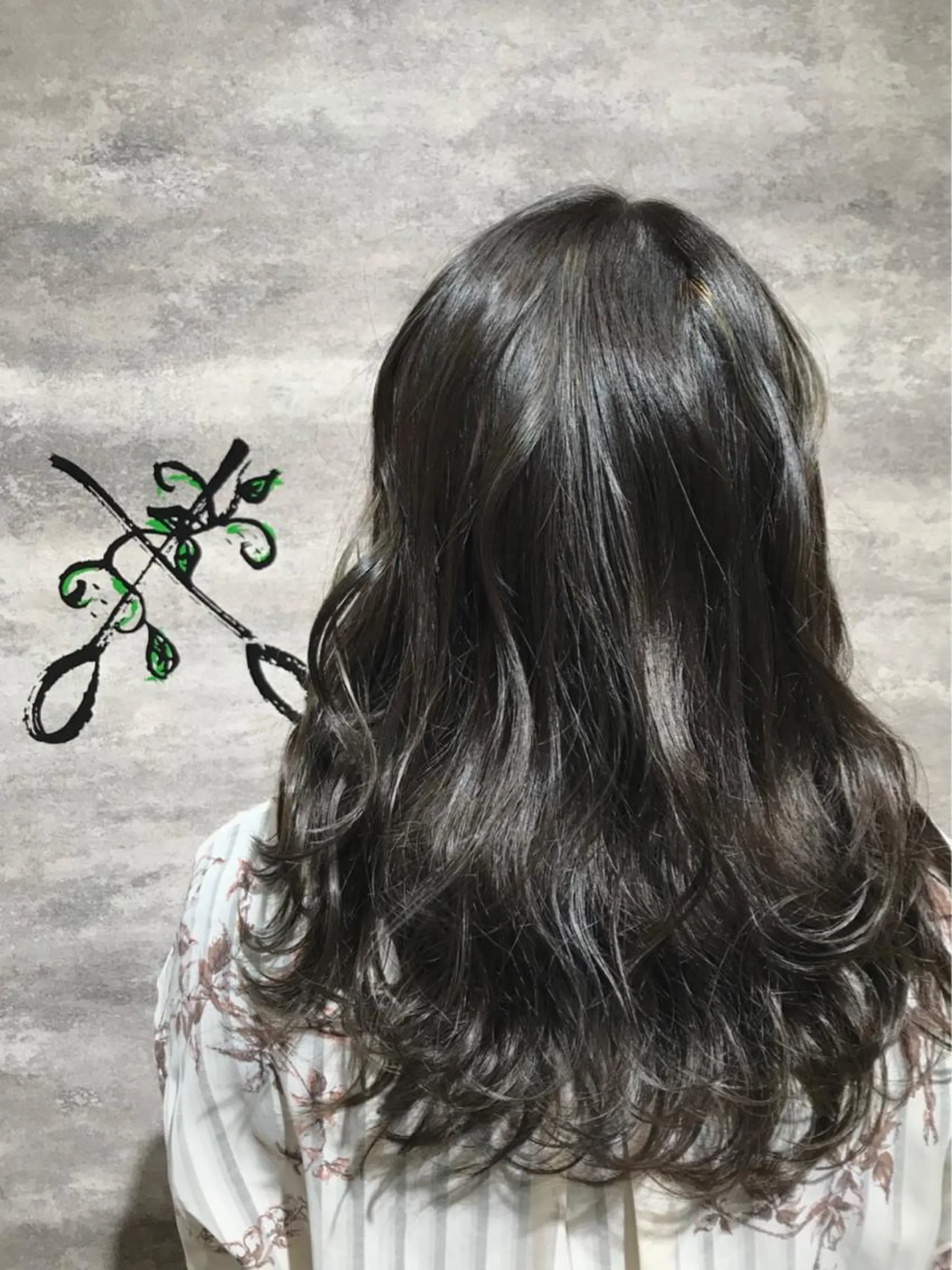 セミロング カラー アッシュ ハイライトカラー ハイライト 🫟Blanco🫟 Color&Careのヘアスタイル