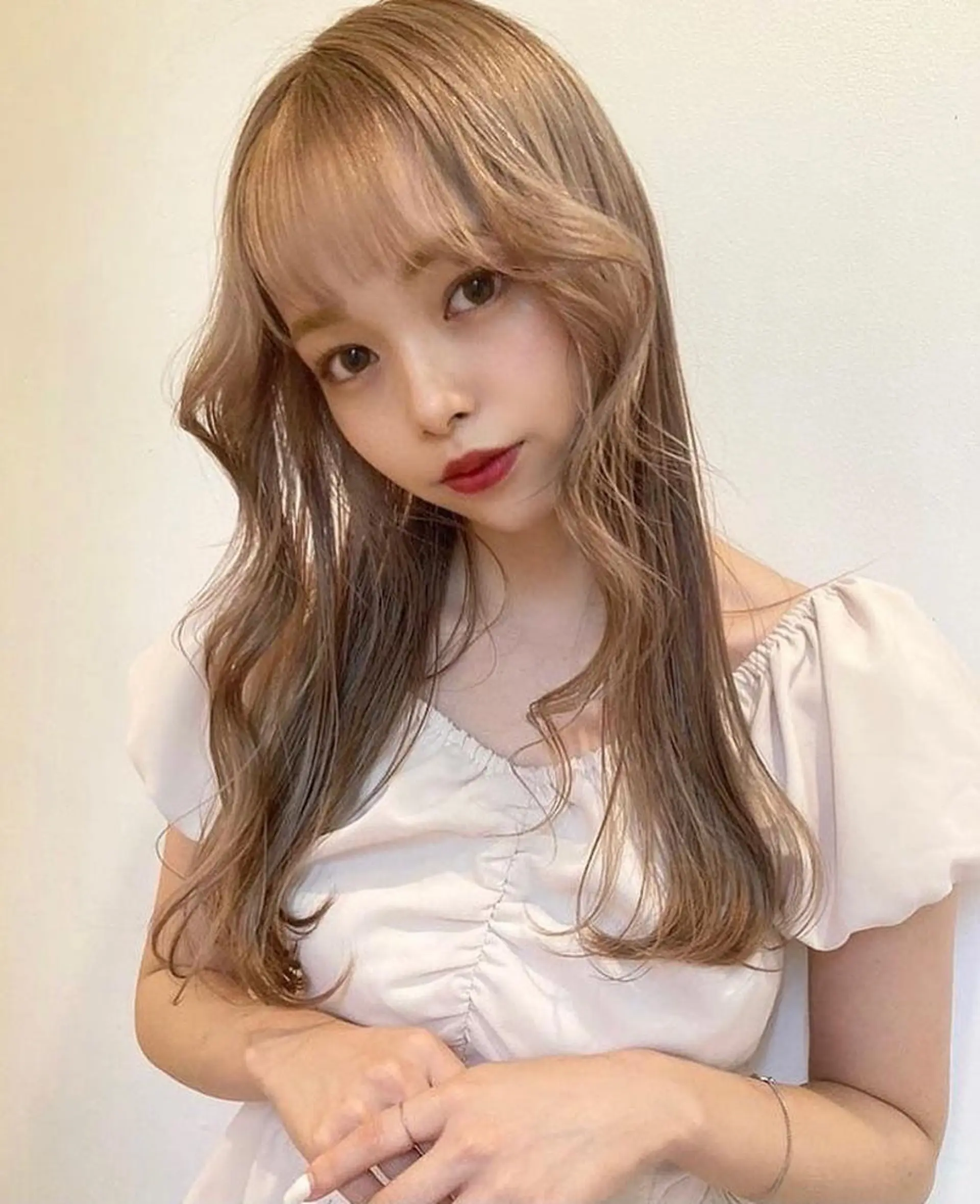 ロング カラー mizu kiのヘアスタイル