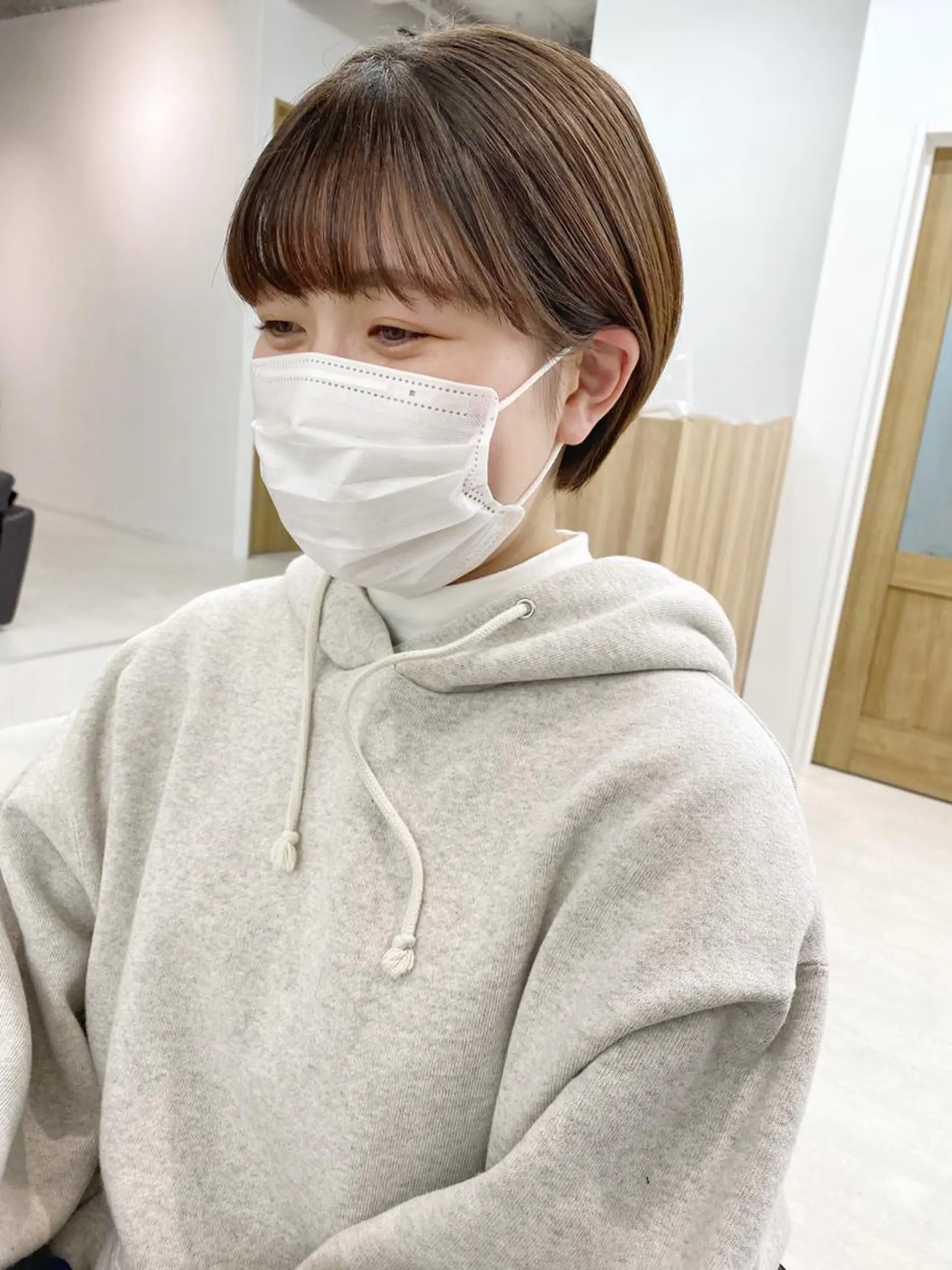 ショート カラー ショートヘア カット ヘアカラー lar 立川南口所属・レイヤーボブ/ボブ 仲川和人のヘアスタイル