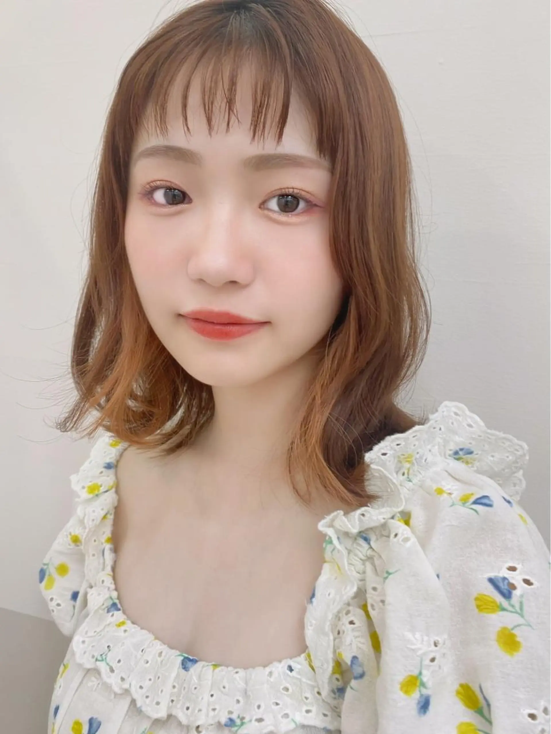 ミディアム カラー 🪭risa 暖色/レイヤー🪭のヘアスタイル