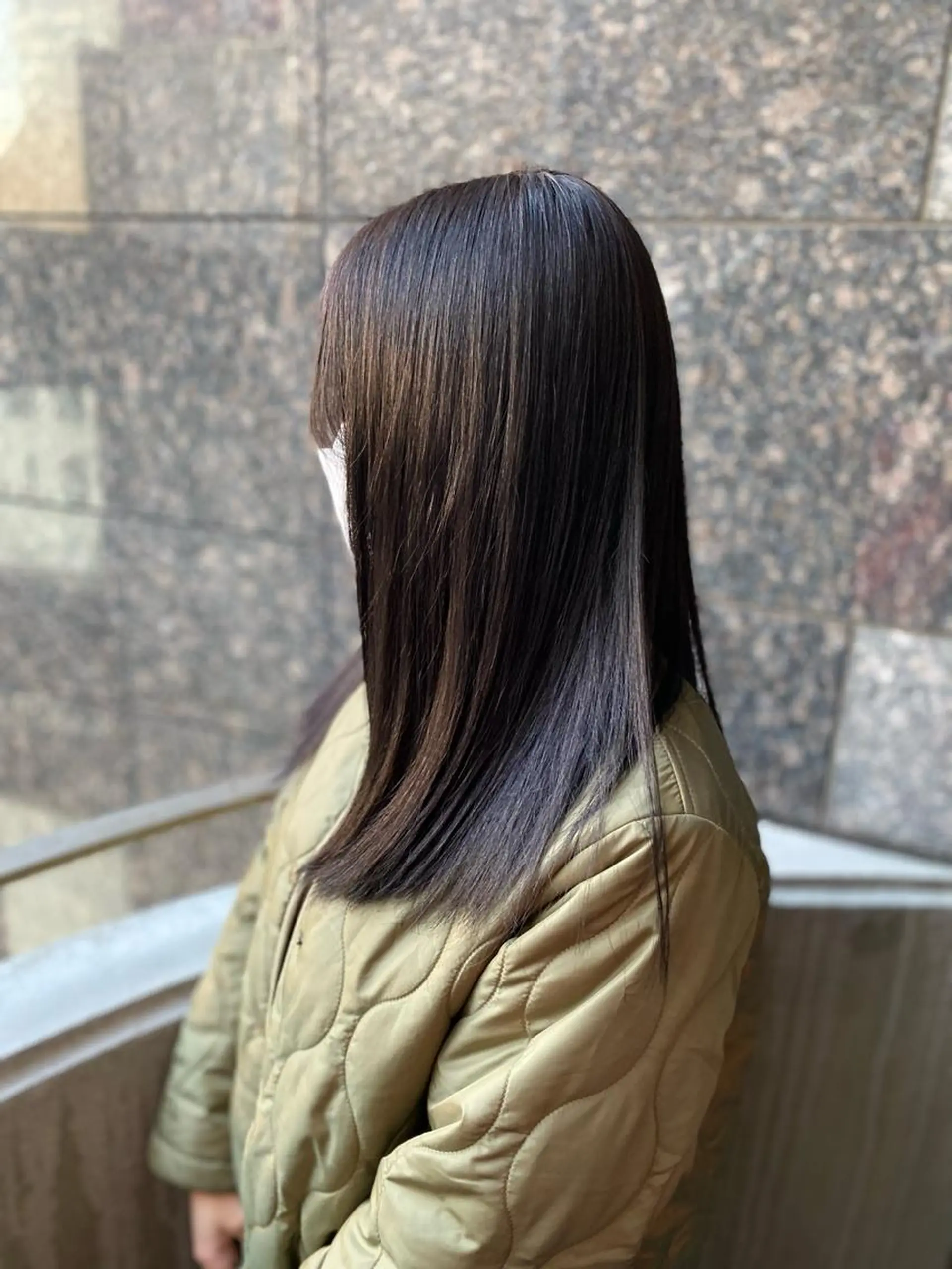 セミロング カラー ヘアカラー ヨシダ フミノリのヘアスタイル