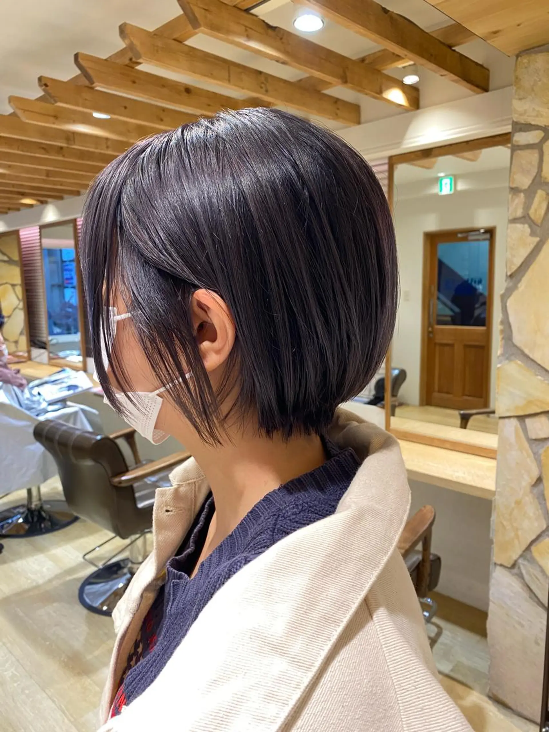 ショート ヘアカラー kawabe maikoのヘアスタイル