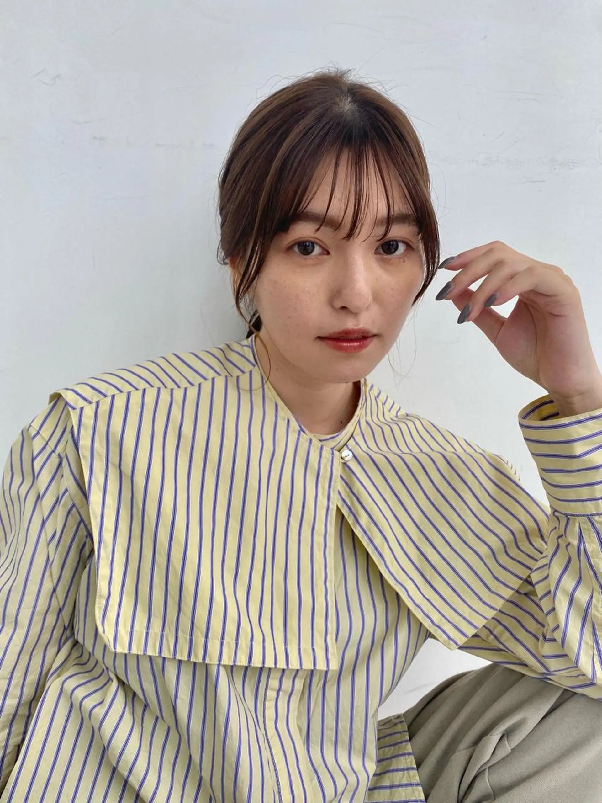 セミロング カラー ヒラノホナミ 🫧髪質改善🫧のヘアスタイル