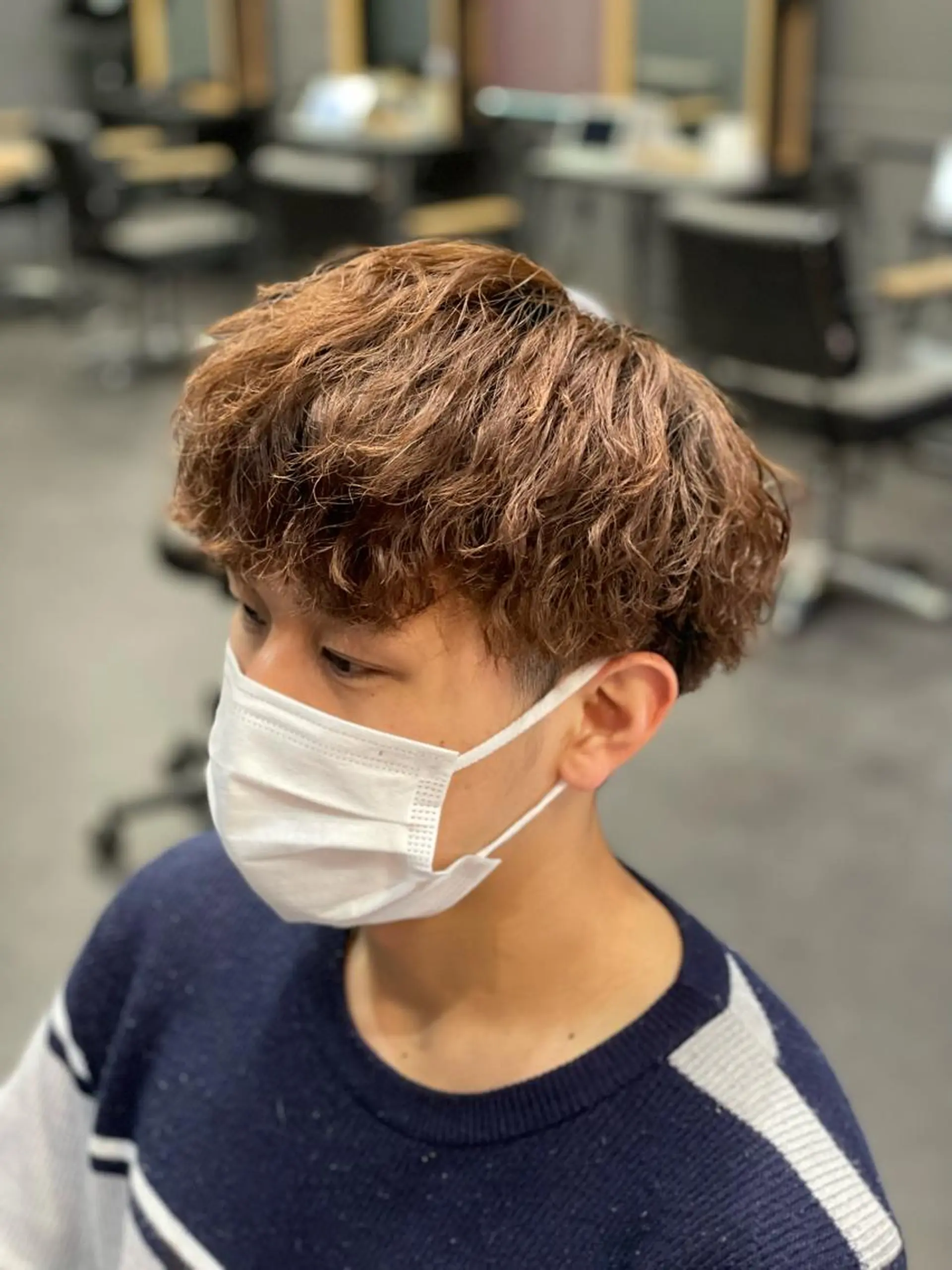 ショート カラー パーマ メンズ エクステ/カラー/ TOMOYUKIのヘアスタイル