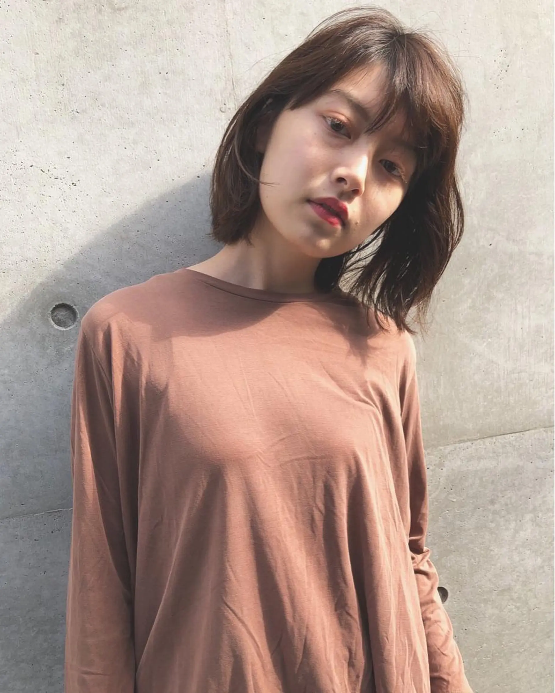 ショート カラー パーマ THE DAY所属・AKI HASHIMOTOのヘアスタイル