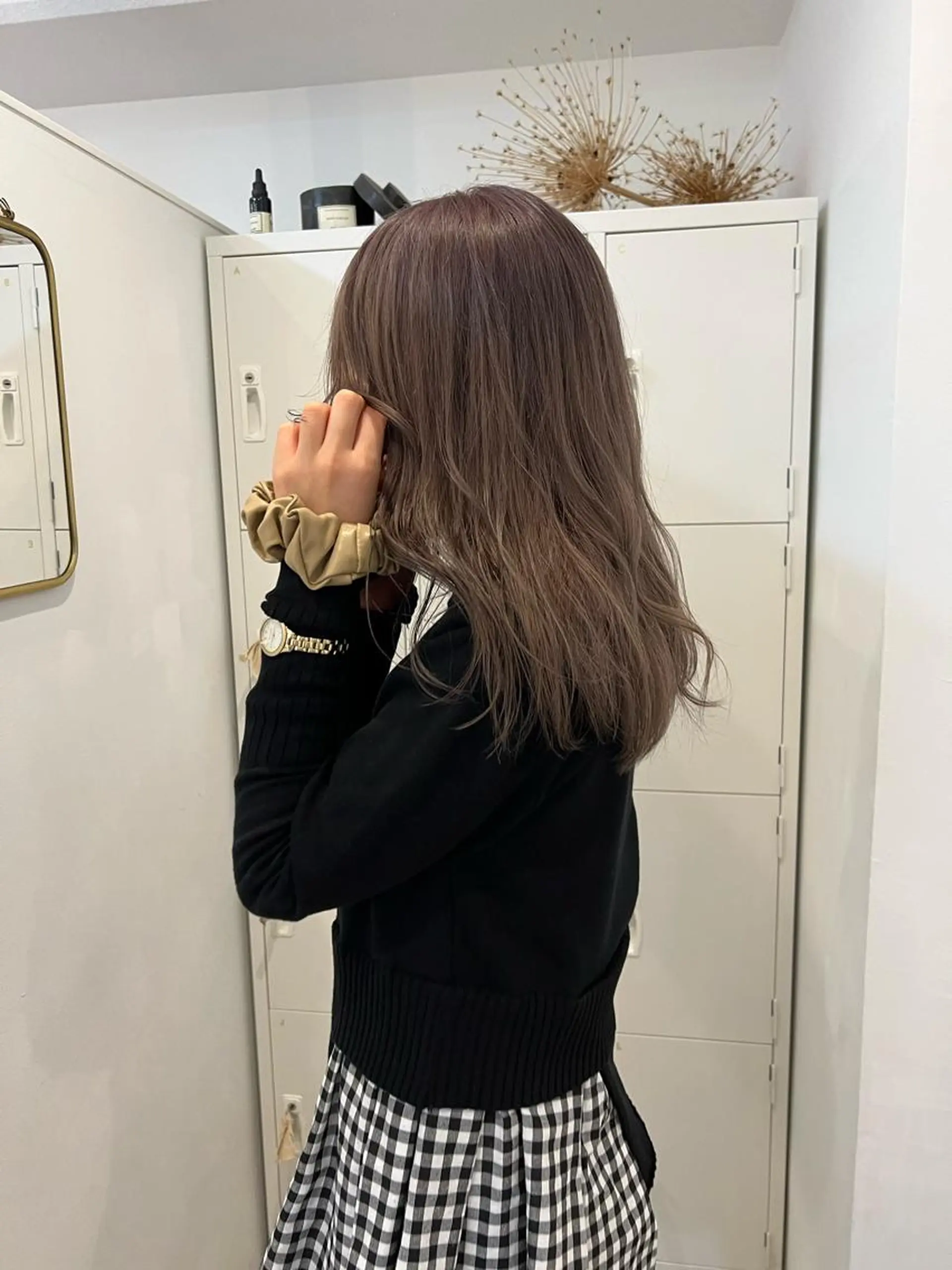 セミロング カラー ショート・ボブパーマ 指名No.1かけるのヘアスタイル