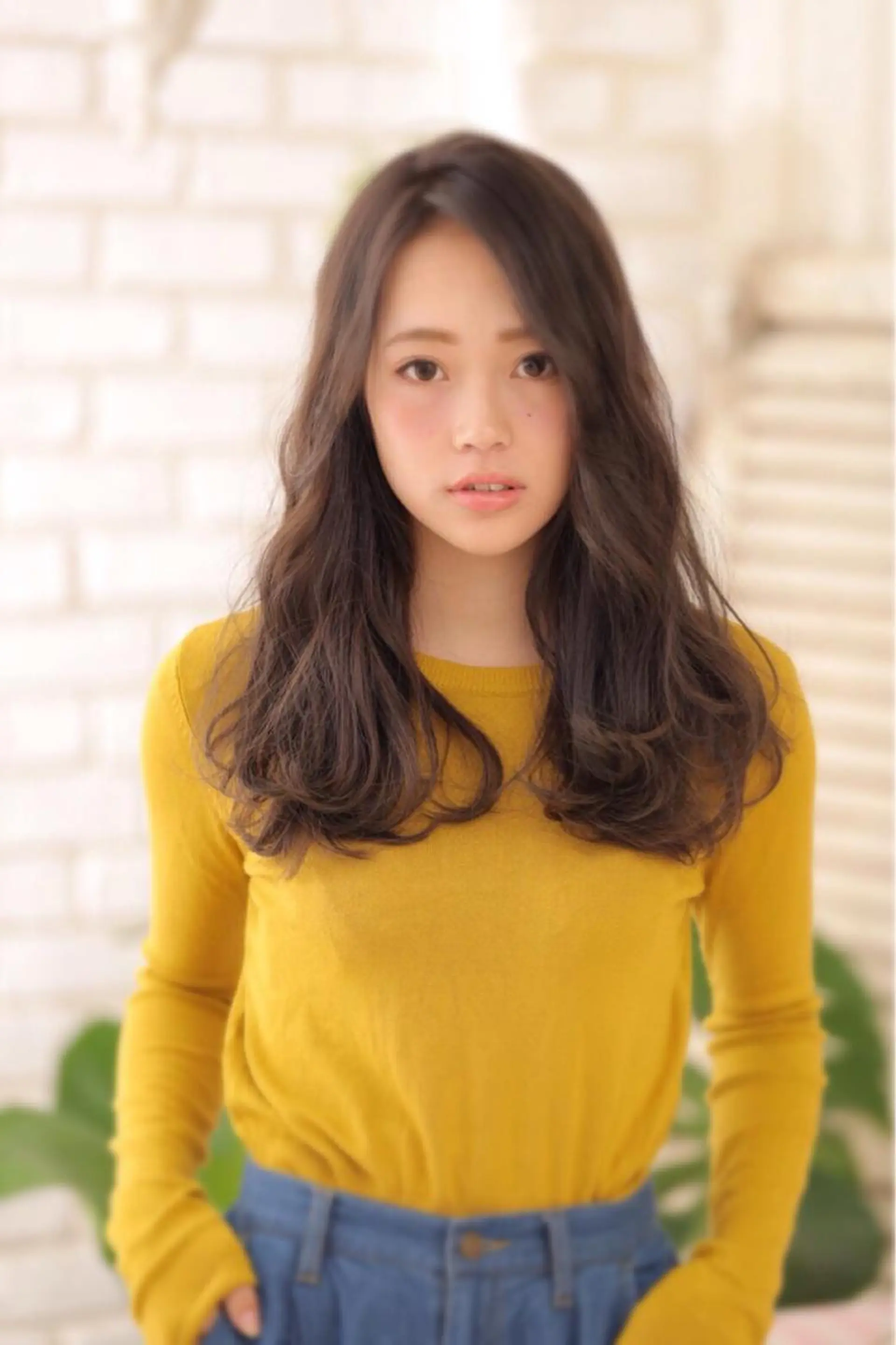 ロング カット ヘアカラー トリートメント 店長 奈須 雄紀のヘアスタイル