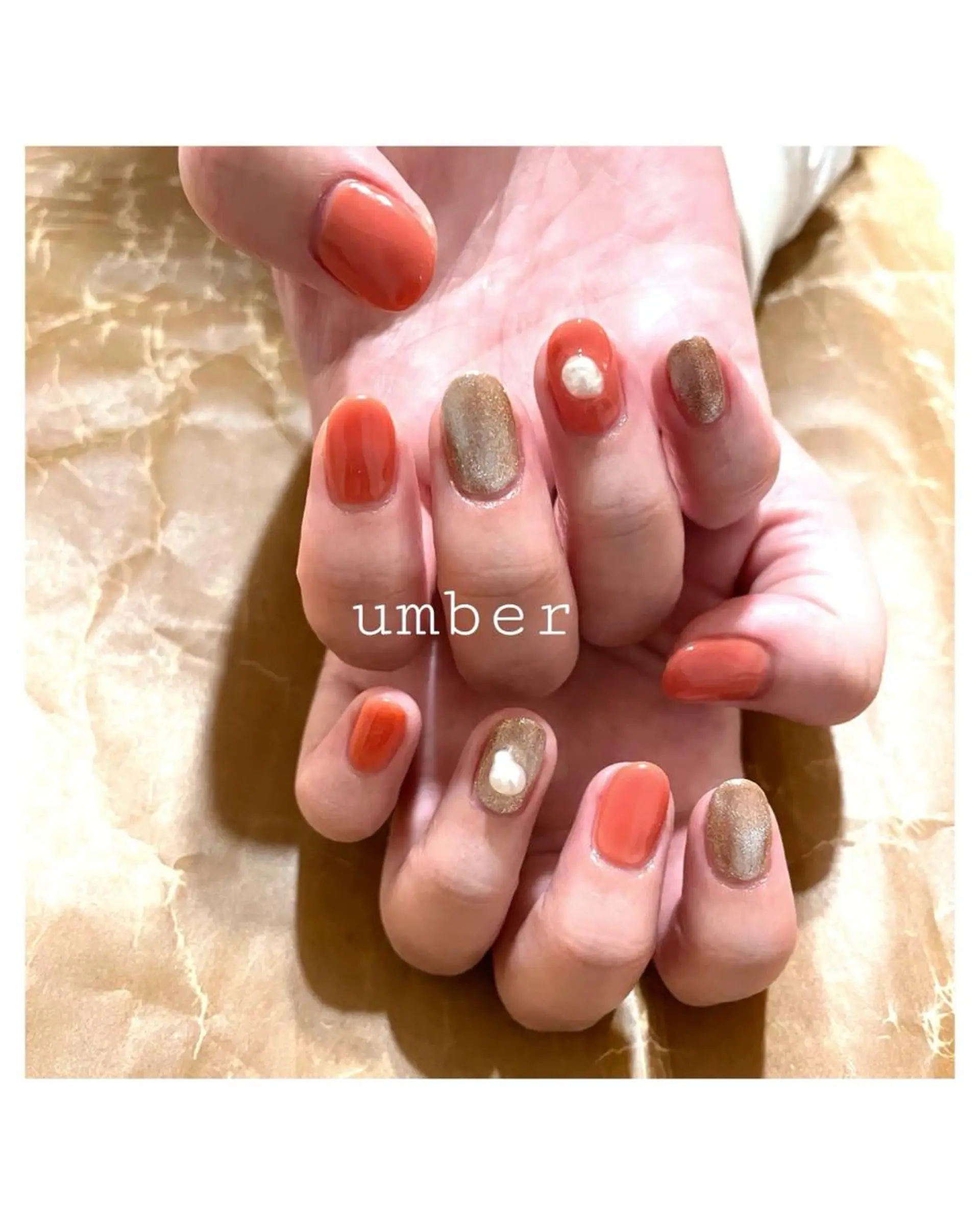 ネイル クリアネイル フラッシュネイル フットネイル フレンチネイル マグネットネイル ハンドネイル umber 三茶1分のネイルデザイン