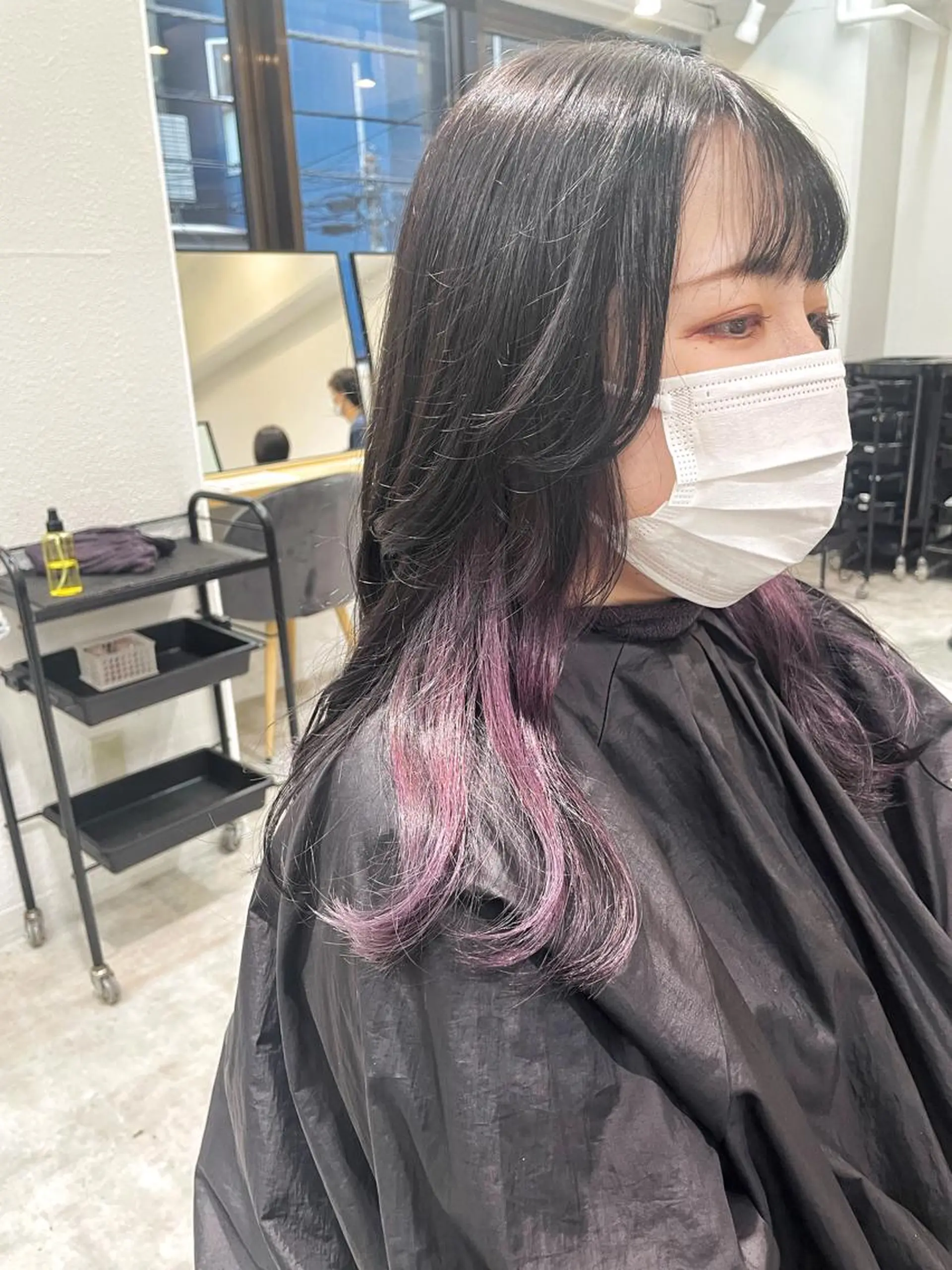 セミロング カラー 田中大星 /ボブ 縮毛矯正のヘアスタイル