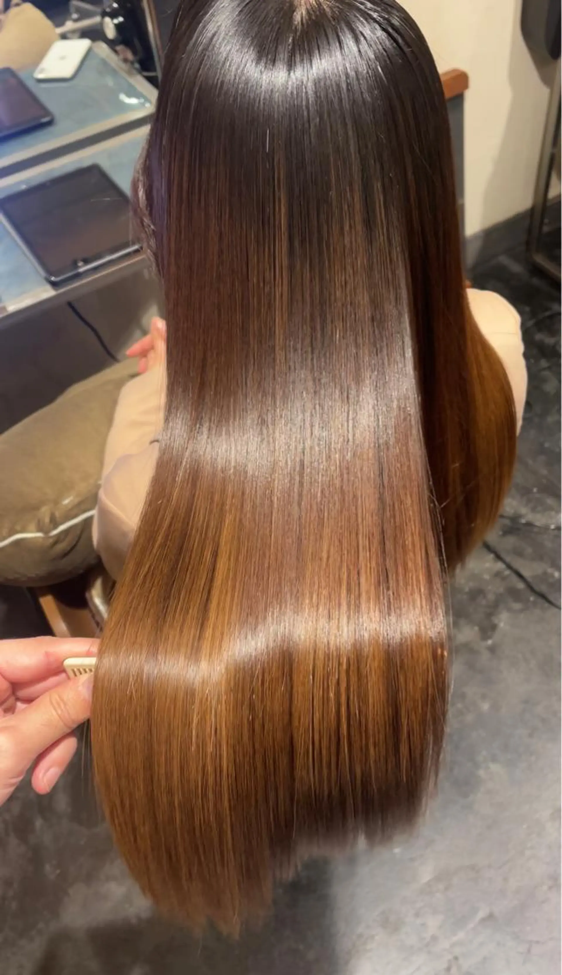 ロング トリートメント 泉 堅也のヘアスタイル