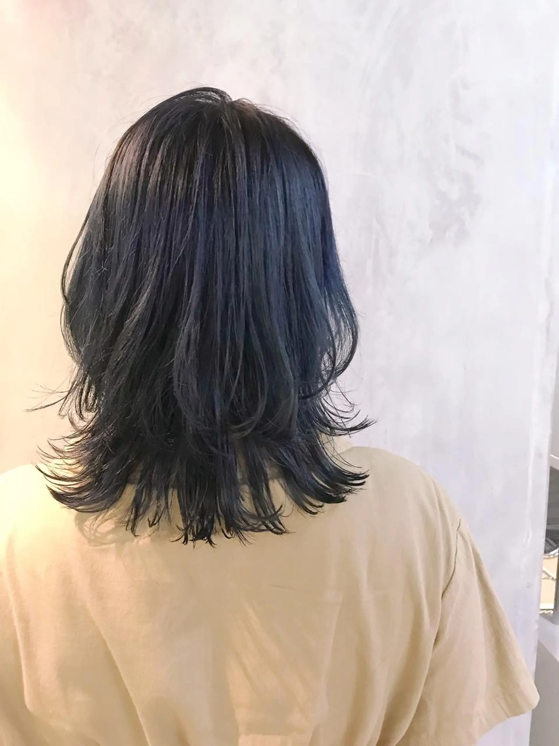 ミディアム カラー ヘアアレンジ ウルフカット stylist/蛯谷 珠里のヘアスタイル