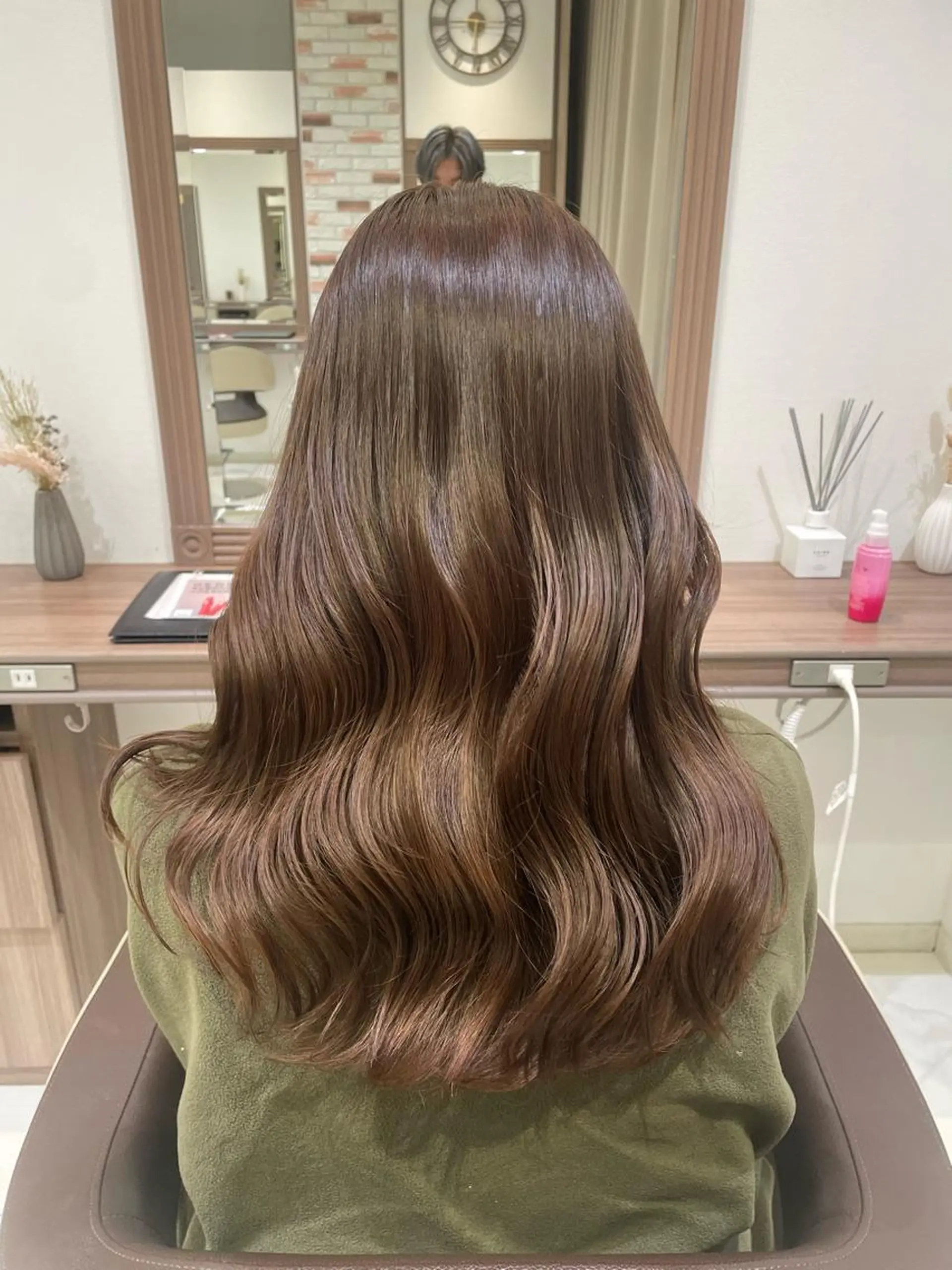 ロング ヘアカラー トリートメント 菊池 遼/透明感 /韓国レイヤー/艶感のヘアスタイル