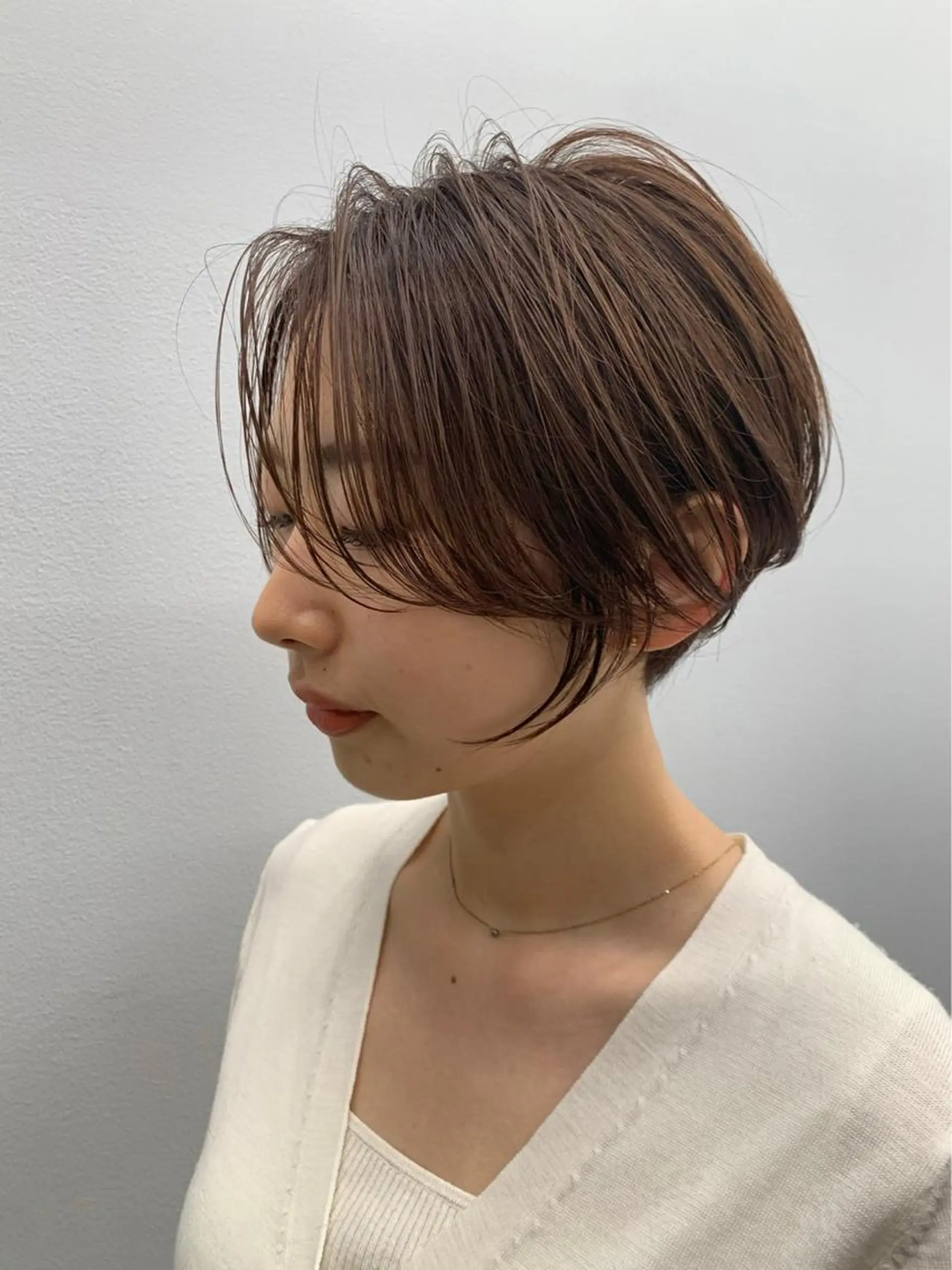 ショート 京都レイヤーカット/ 縮毛矯正/羽柴りくのヘアスタイル