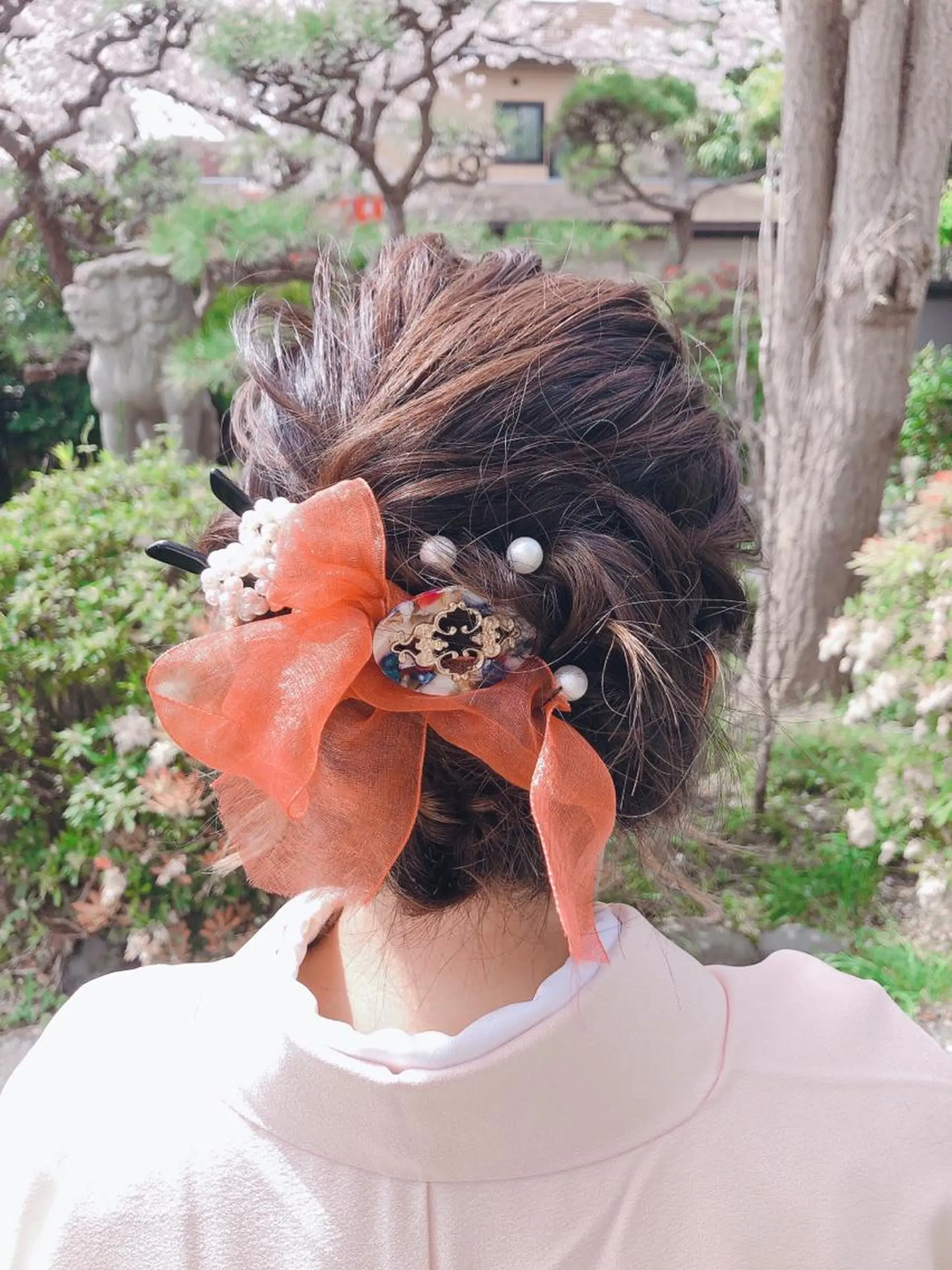 ショート ヘアアレンジ 野咲き 美容室のマツエク・マツパデザイン