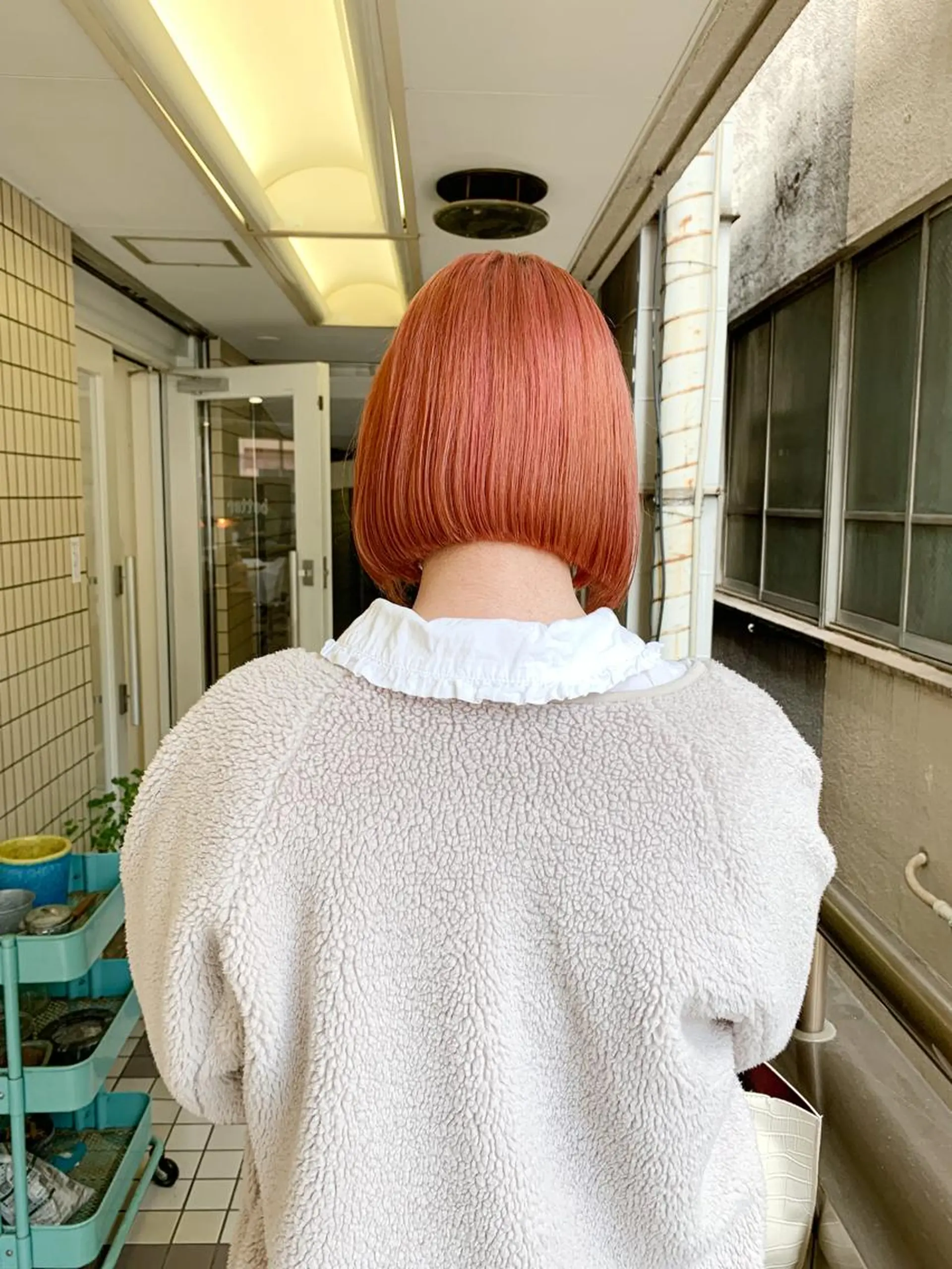 ショート カラー パーマ ハイトーンカラー ボブ スパイキーショート/ メンズヘア/hugeのヘアスタイル