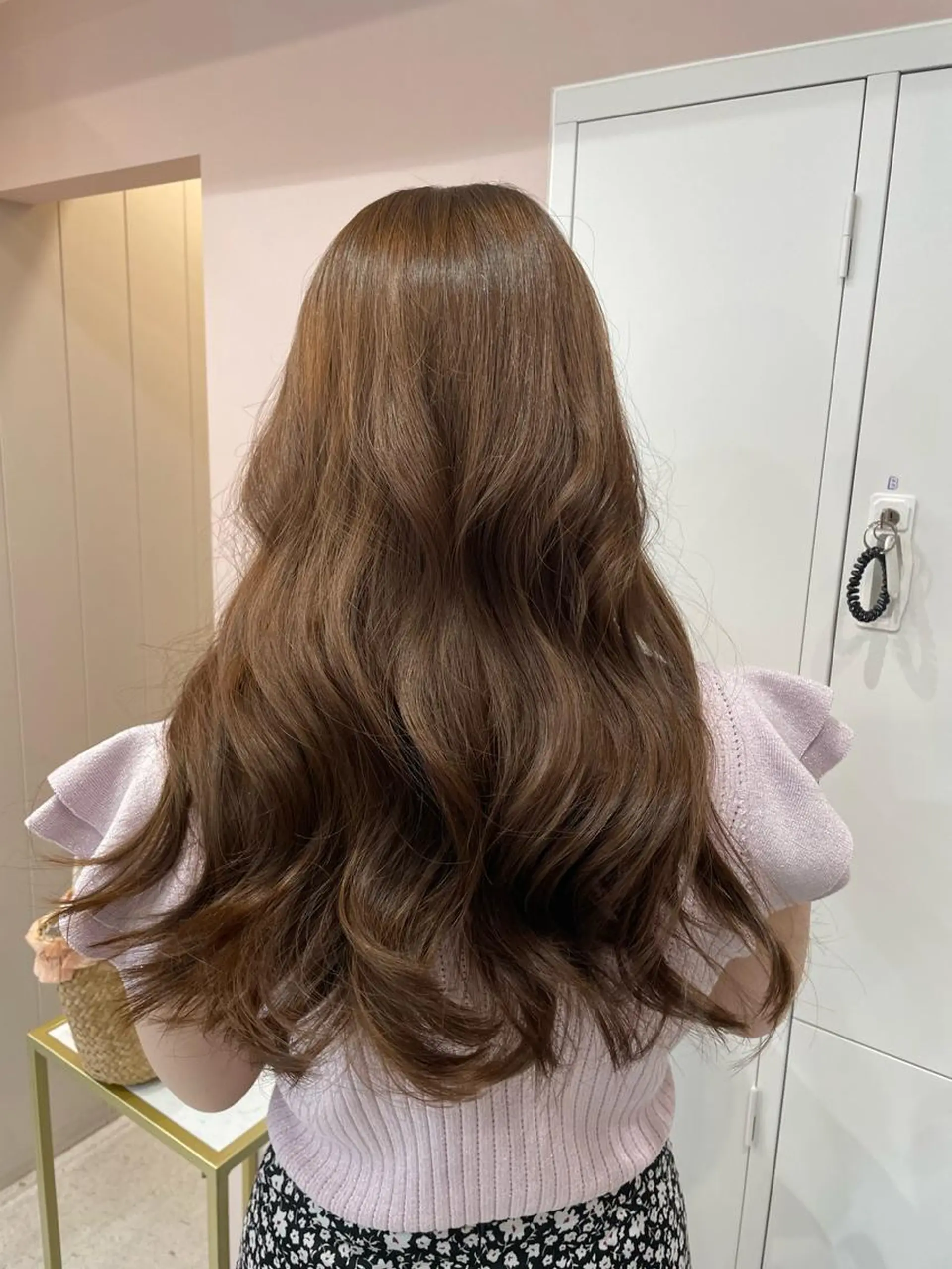 ロング ヘアカラー トリートメント ヘッドスパ マホ/日吉/髪質改善 /レイヤー/ガーリーのヘアスタイル