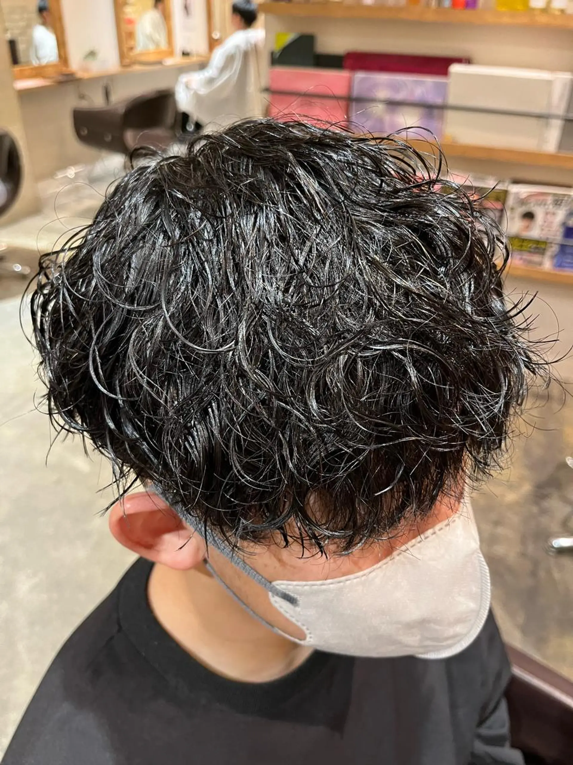パーマ メンズ カット パーマ トリートメント ヘアセット 👑メンズパーマ特化 店長望月謙二郎👑のヘアスタイル