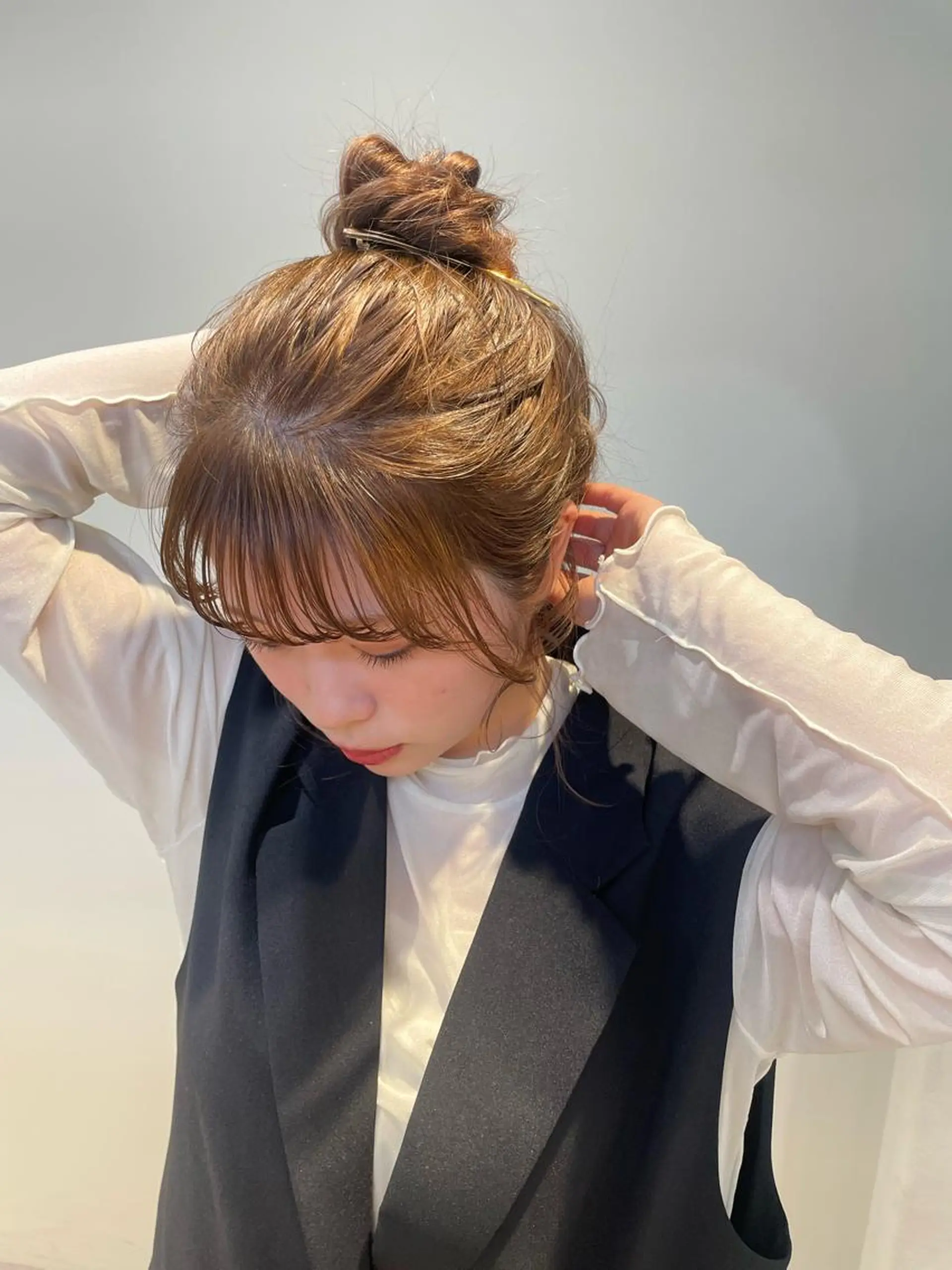 ヘアアレンジ 若月 あやかのヘアスタイル