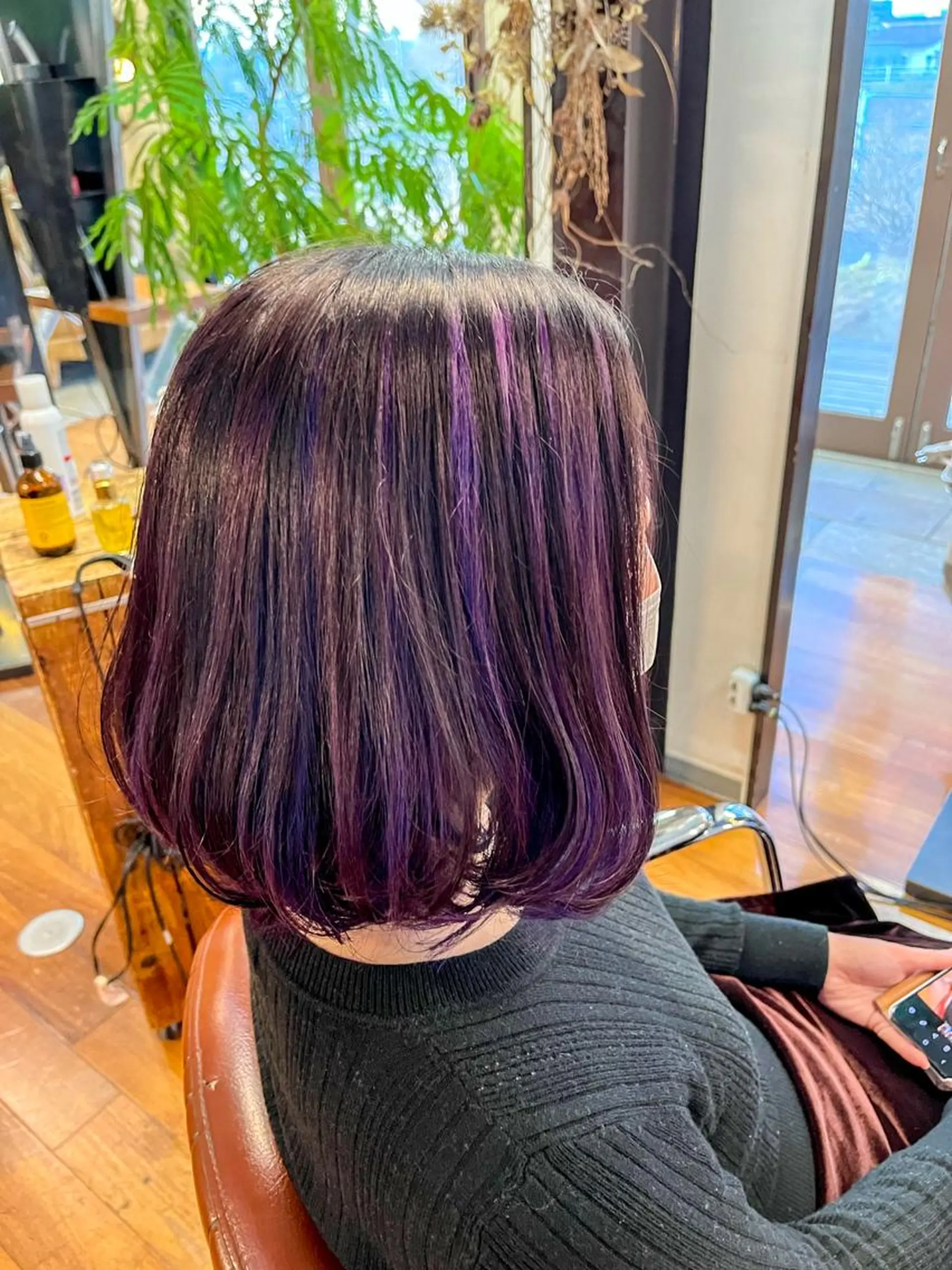 ミディアム カラー カット ヘアカラー NAGON STYLE  MICI所属・佐藤 美聡のヘアスタイル