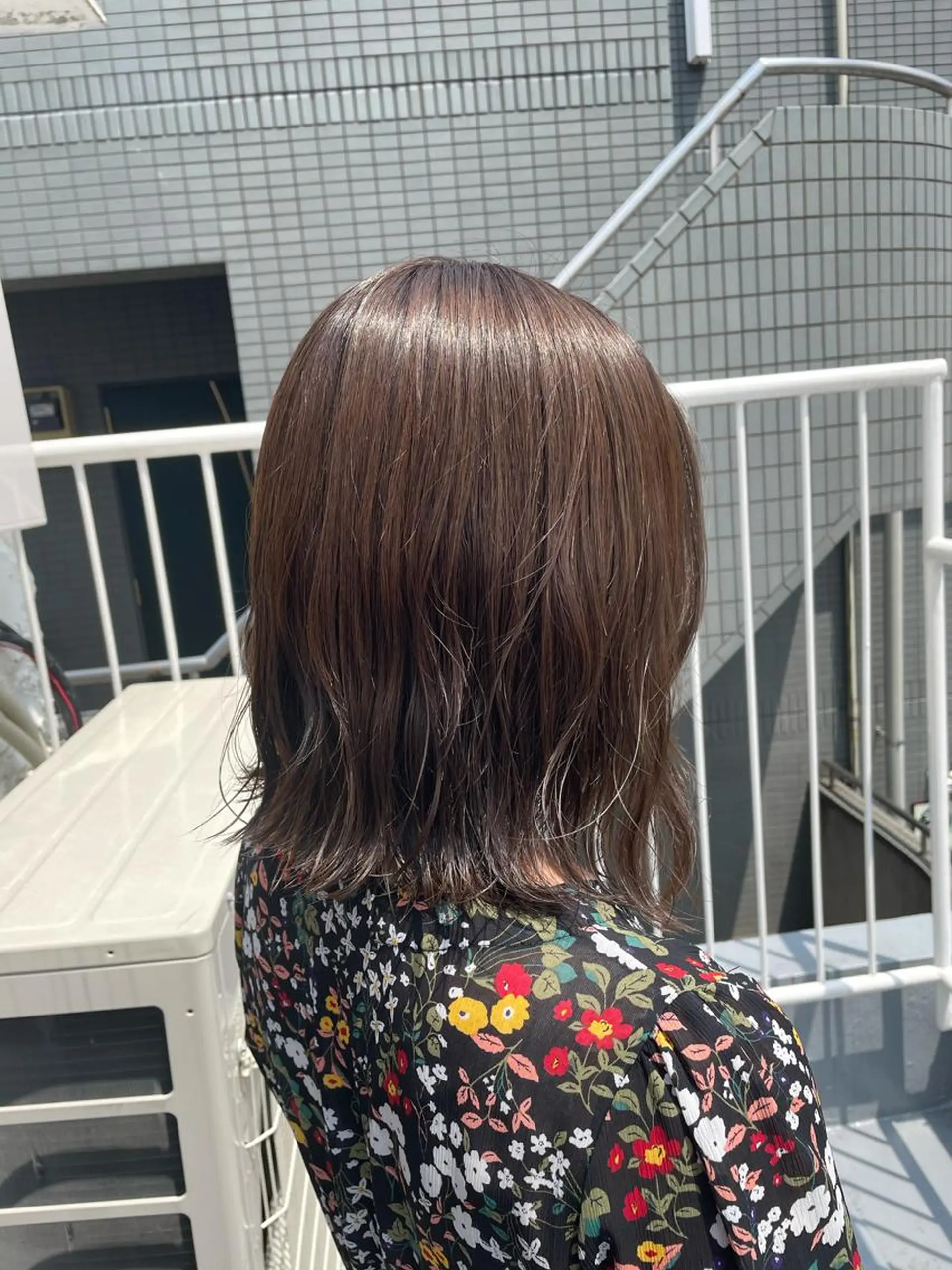 ミディアム カラー カット ヘアカラー トリートメント 🎀透明感カラー🎀 mikaのヘアスタイル