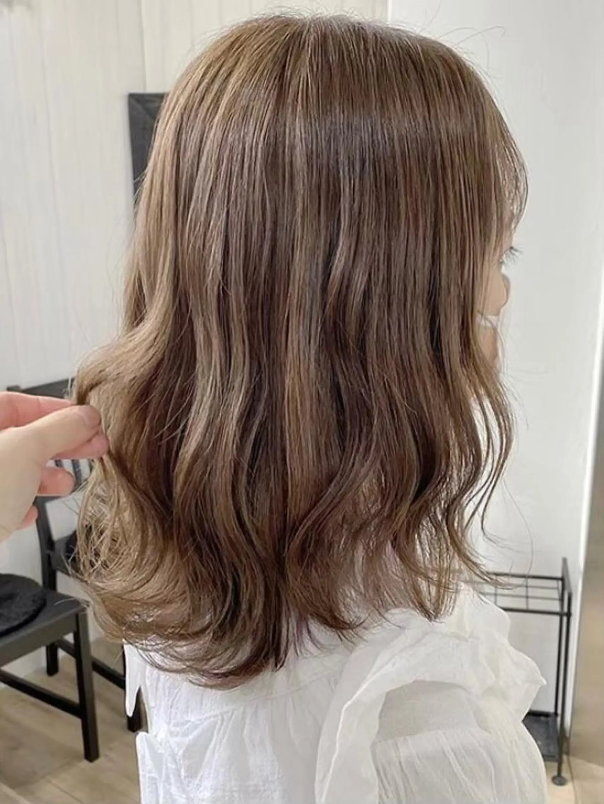 ミディアム ヘアカラー トリートメント 🌼たけや みのり🌿のヘアスタイル