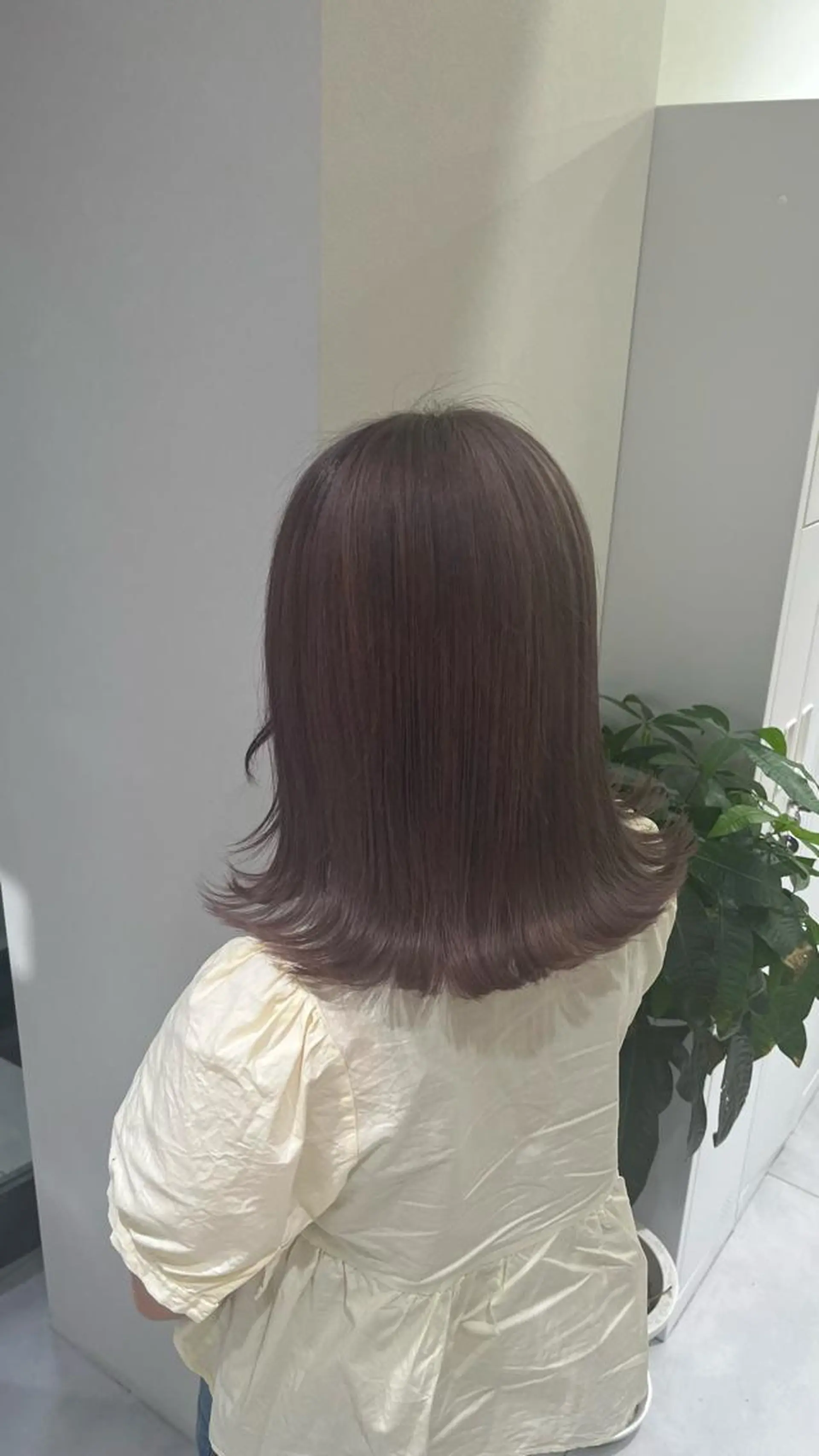 セミロング カラー 髪質改善/レイヤー 兼折楓馬のヘアスタイル