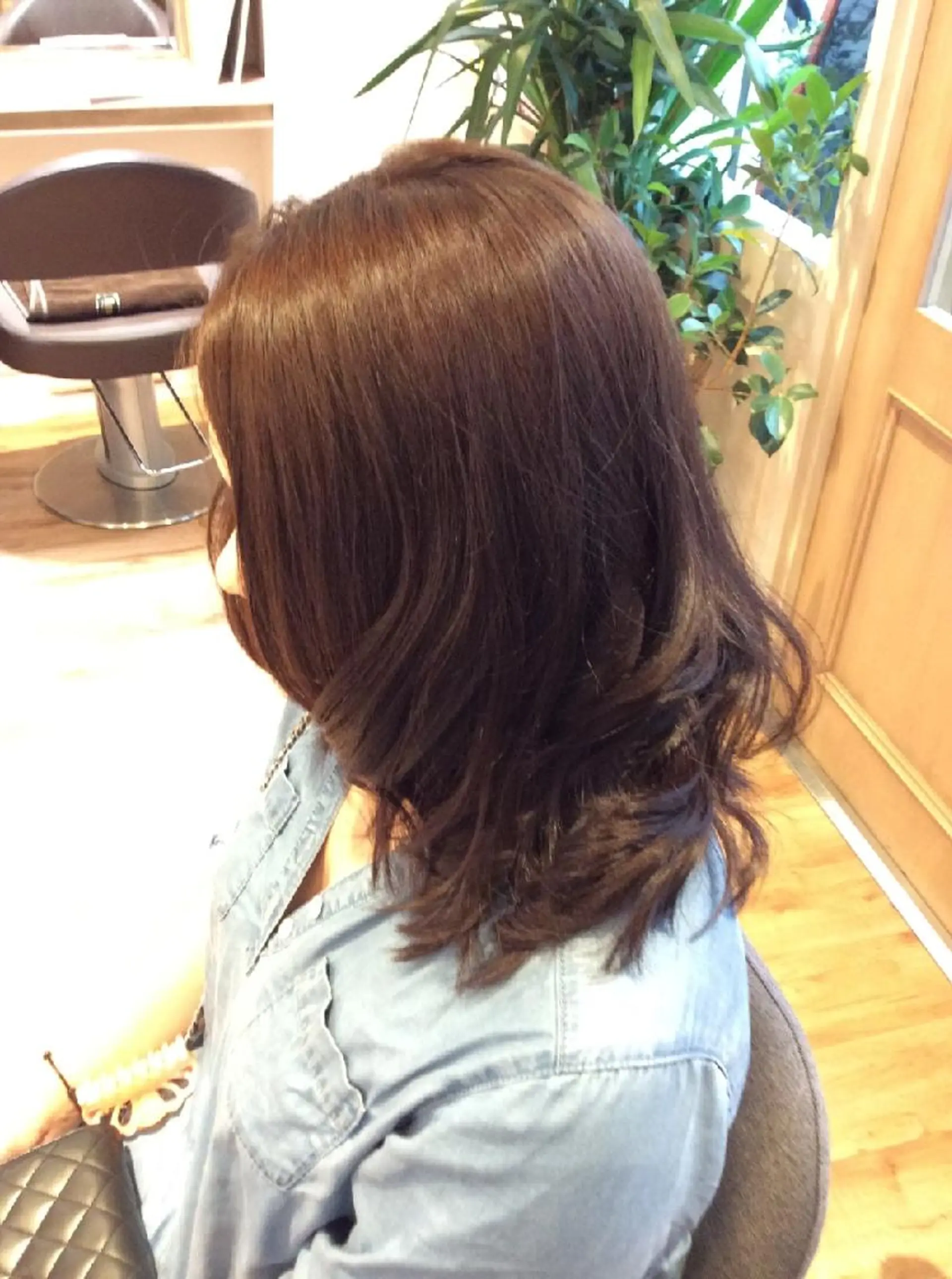 セミロング カラー パーマ 木村 昇のヘアスタイル