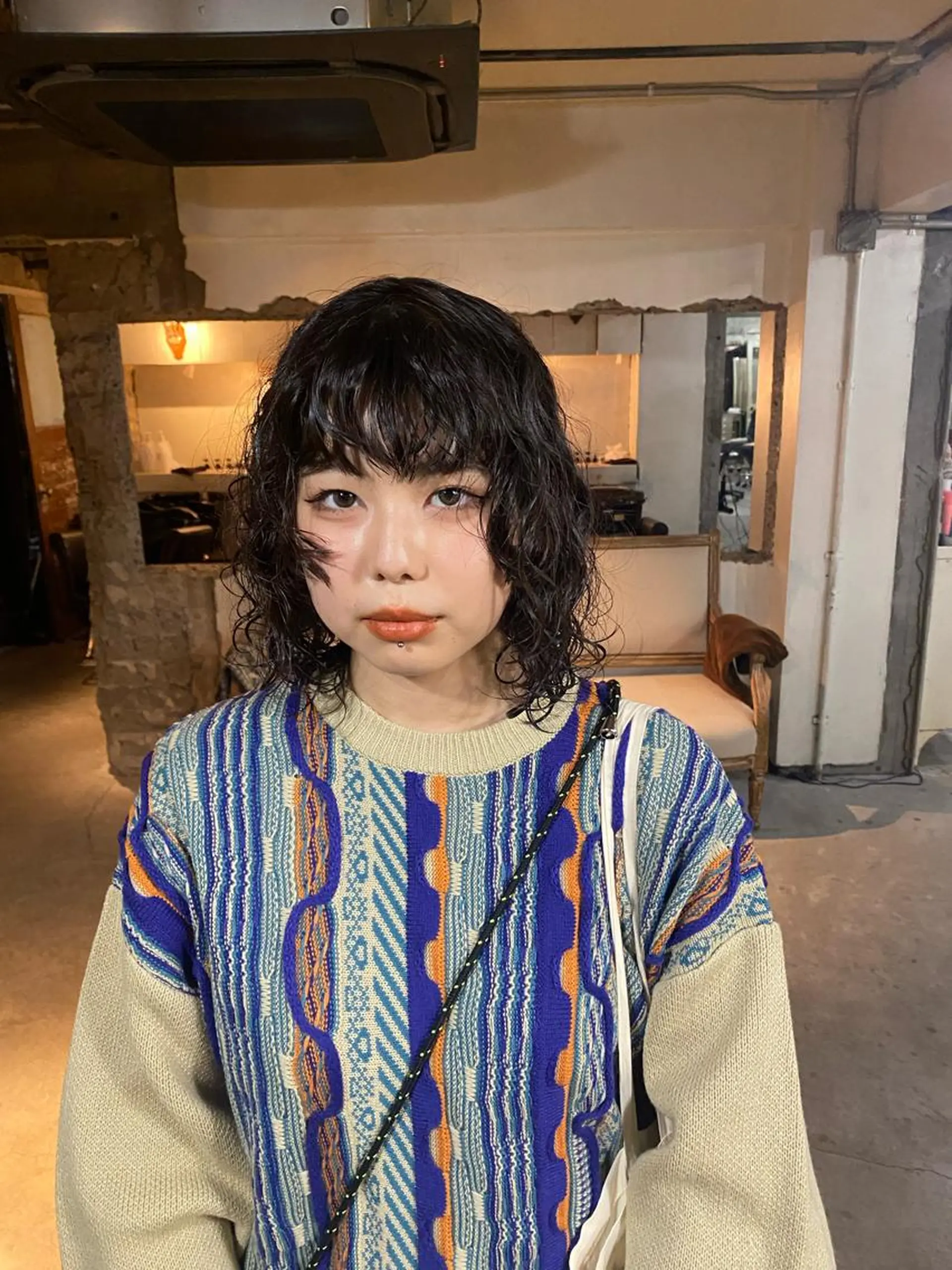 ミディアム パーマ お任せヘア☘️☘️ 及川渚のヘアスタイル