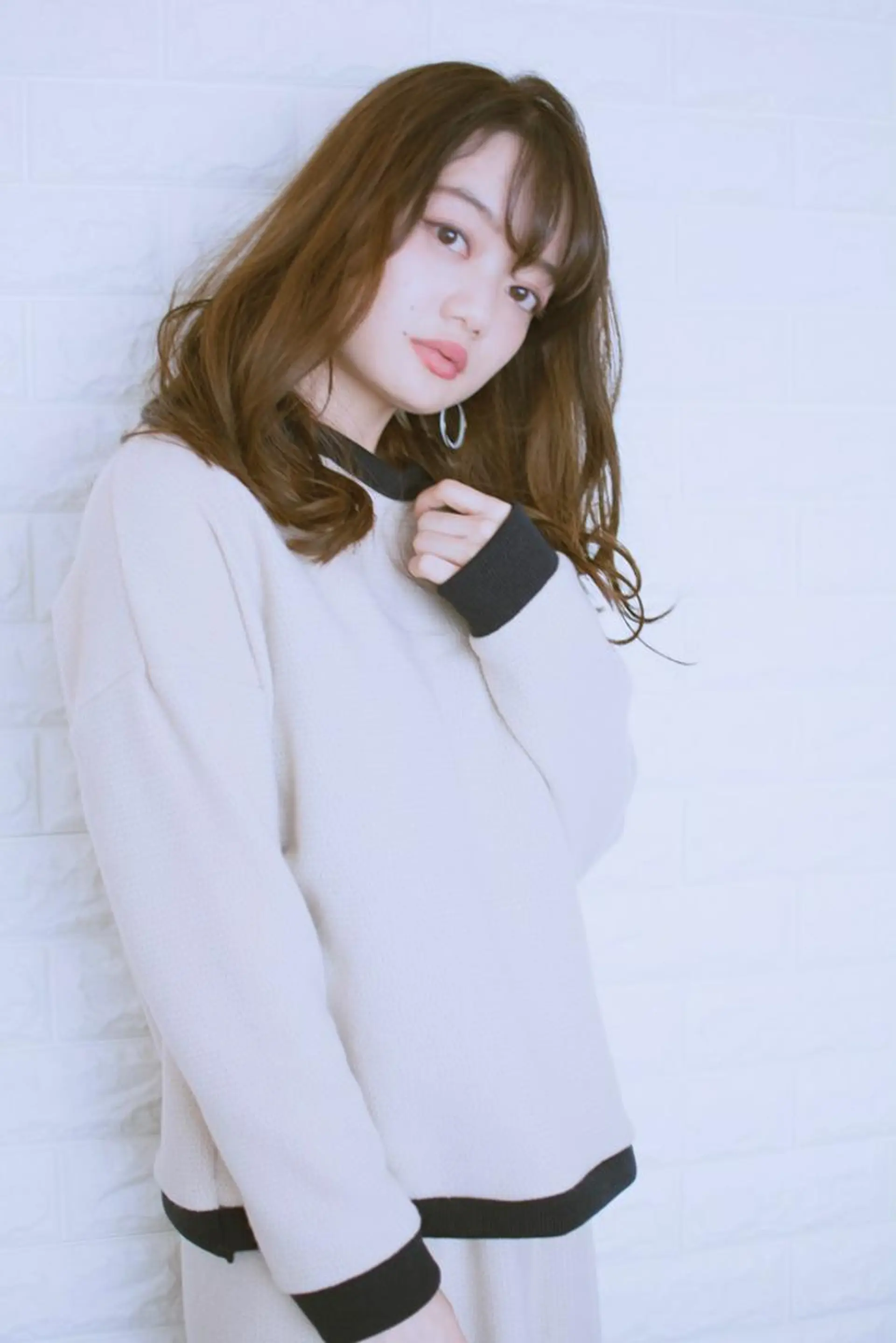 セミロング カラー ショートボブ ベージュカラー ブルーカラー ブルージュ グレージュ 撮影モデル 斉藤 正敏のその他イメージ