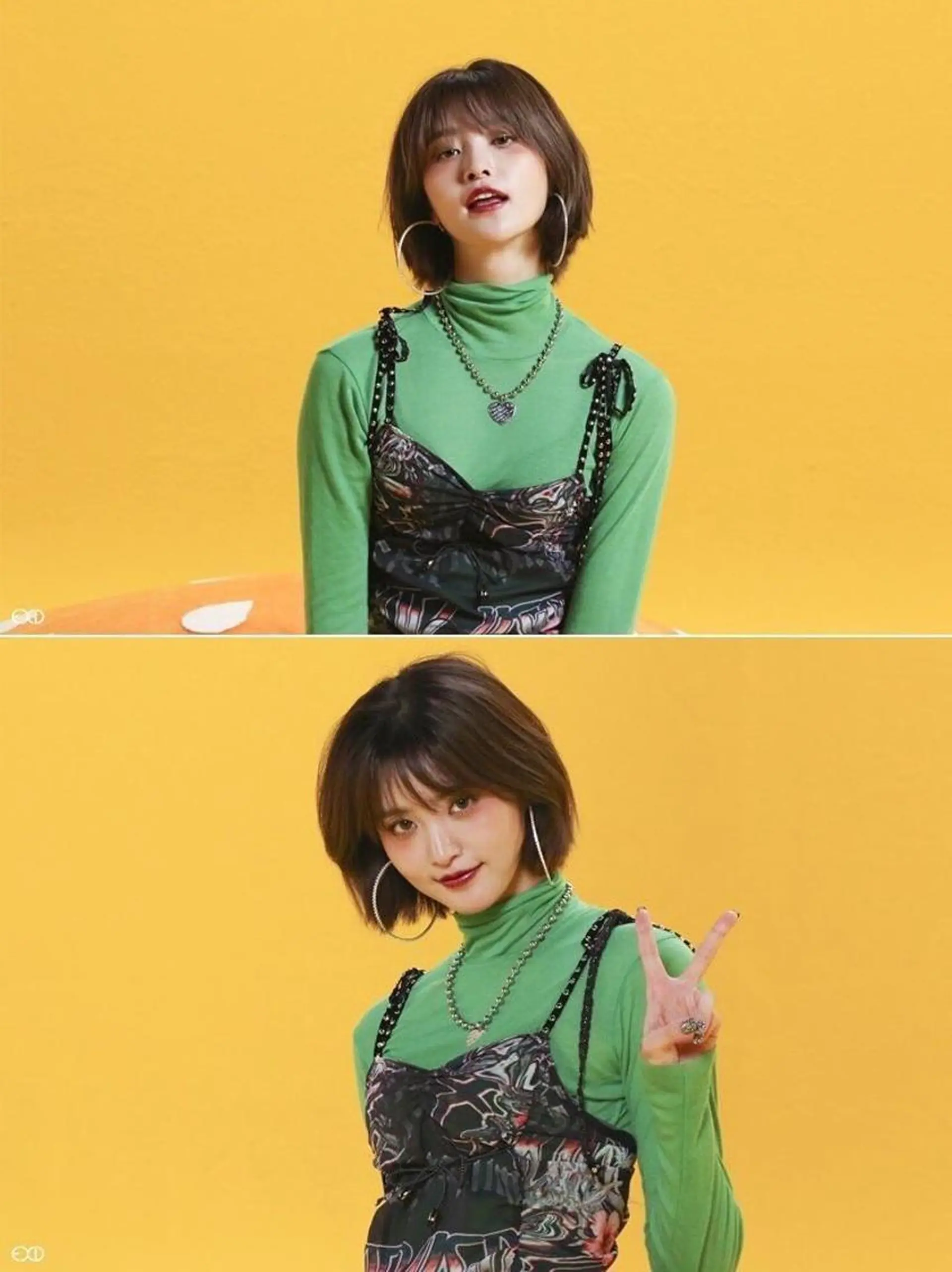 ショート カラー ヘアアレンジ タンバルモリ レイヤーカット As hair所属・柔らか垢抜けｶﾗｰと ｶｯﾄ🫧ASUKAのヘアスタイル