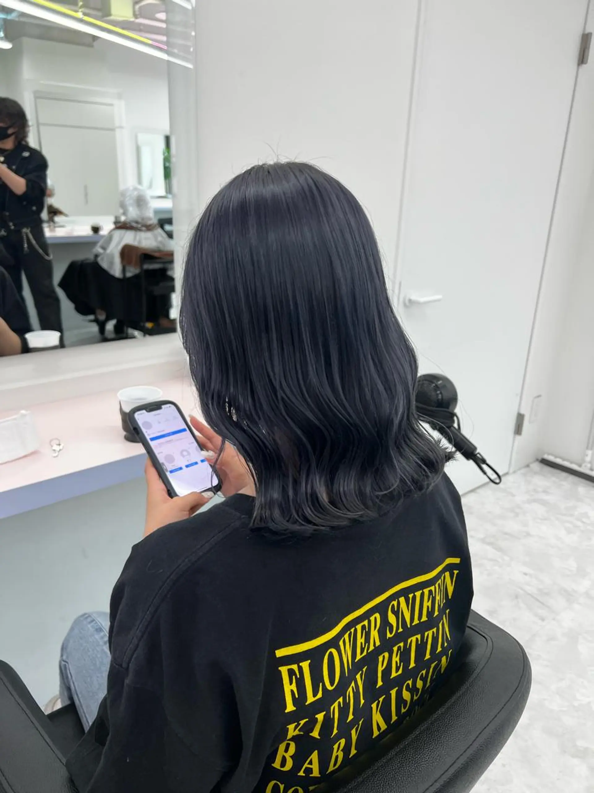 セミロング カラー ヘアカラー トリートメント ヘッドスパ ヘアセット お客様満足No.1 🌈Neneのヘアスタイル