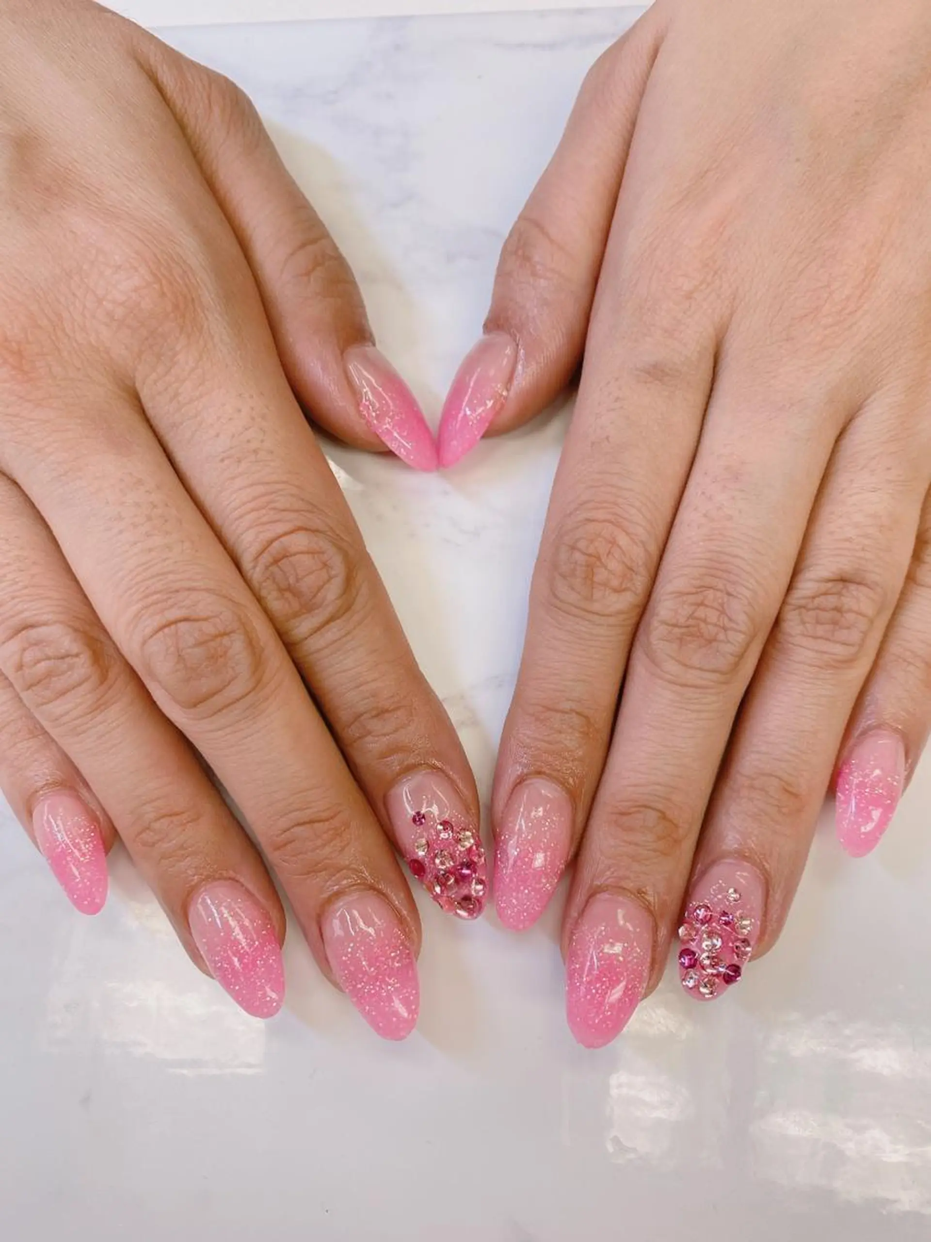 ミディアム ハンドネイル JNA認定講師🌸 RIEのネイルデザイン