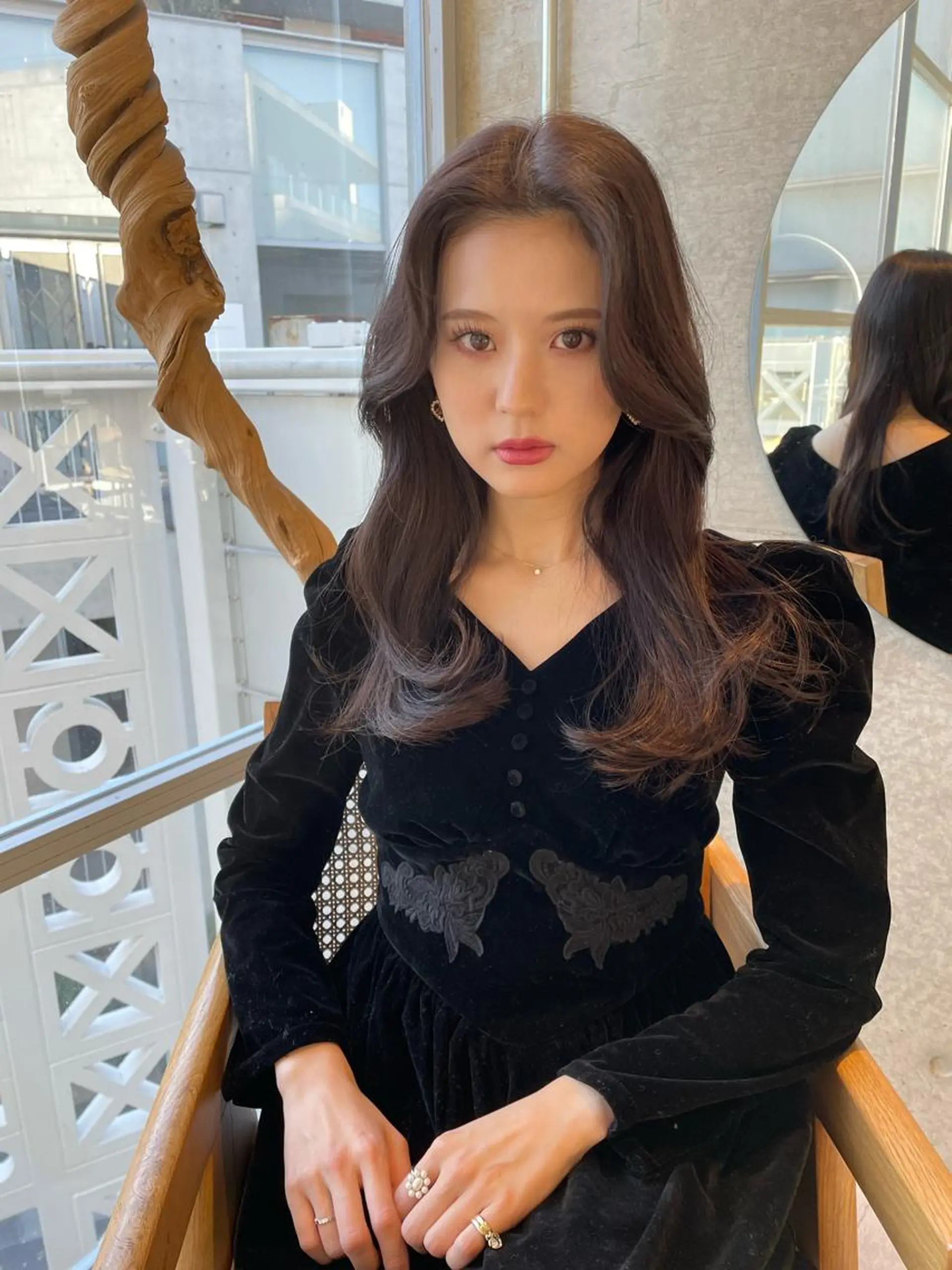 ロング カラー 韓国風ヘア カット ヘアカラー トリートメント レイヤーカット🎀 kanaのエステ・リラクイメージ