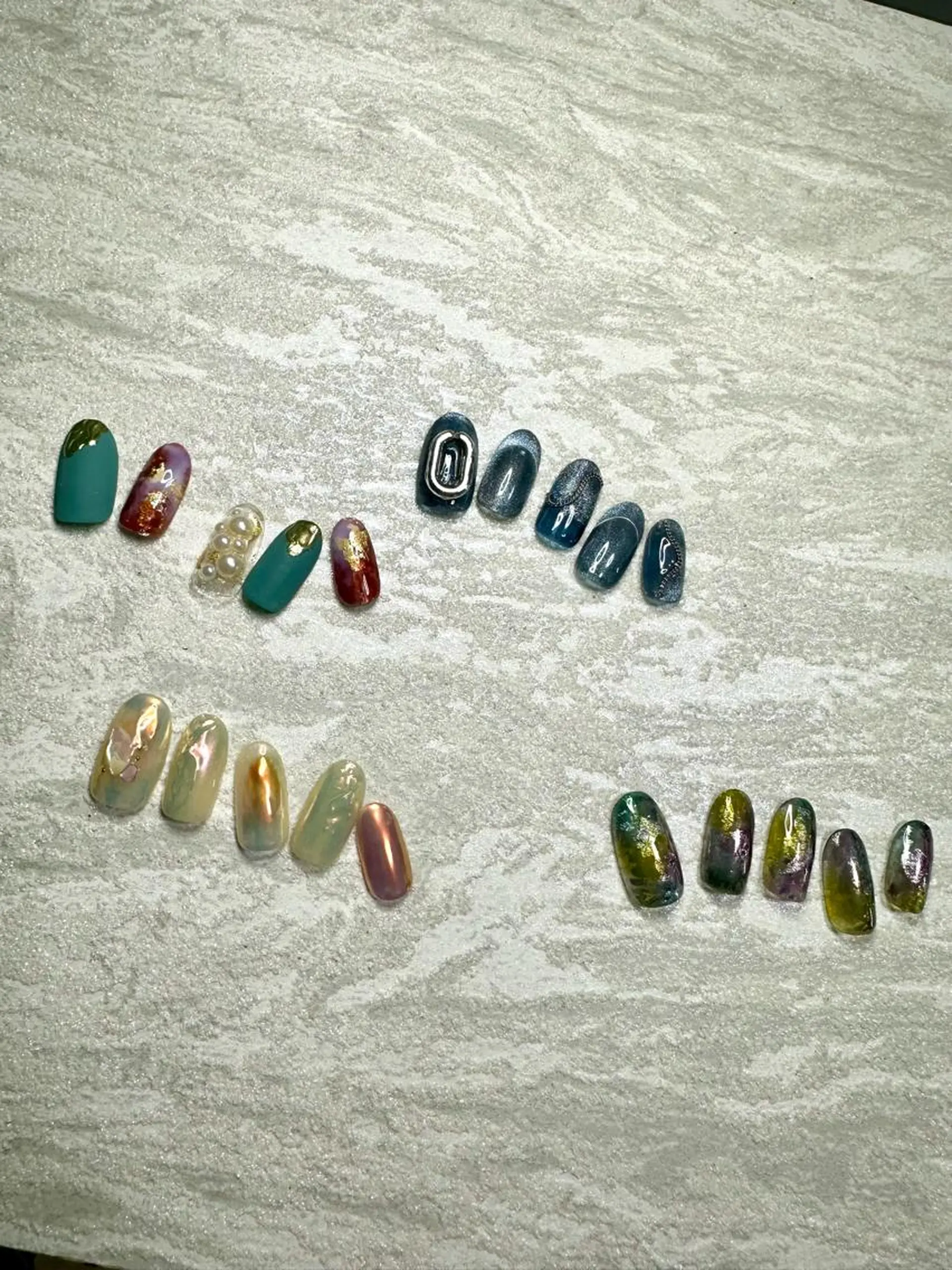 ネイル ジェルネイル マグネットネイル ニュアンスネイル パラジェル 221 nailのネイルデザイン