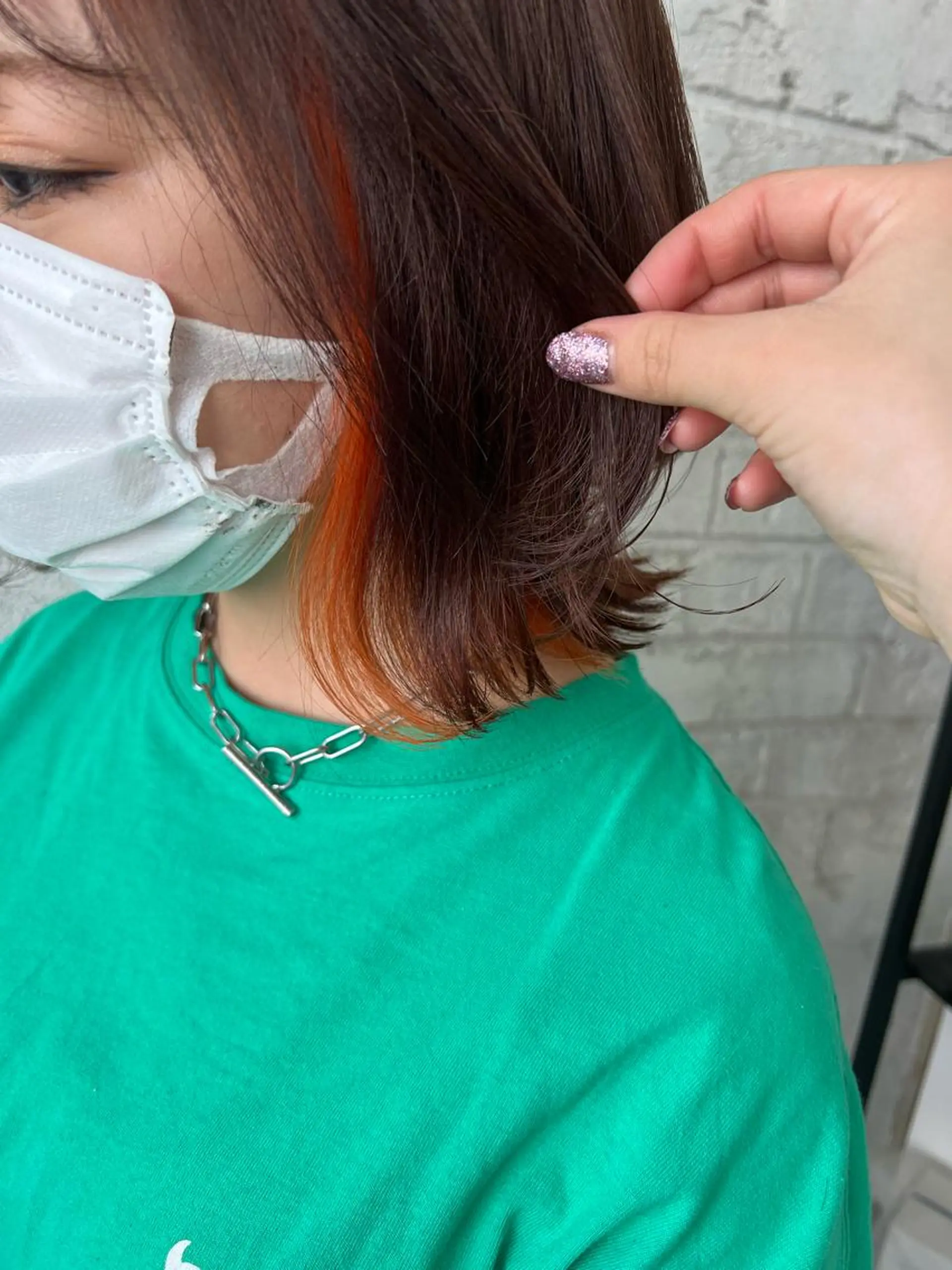 ショート エクステ＆艶カラー 🎀YURINA🎀のヘアスタイル