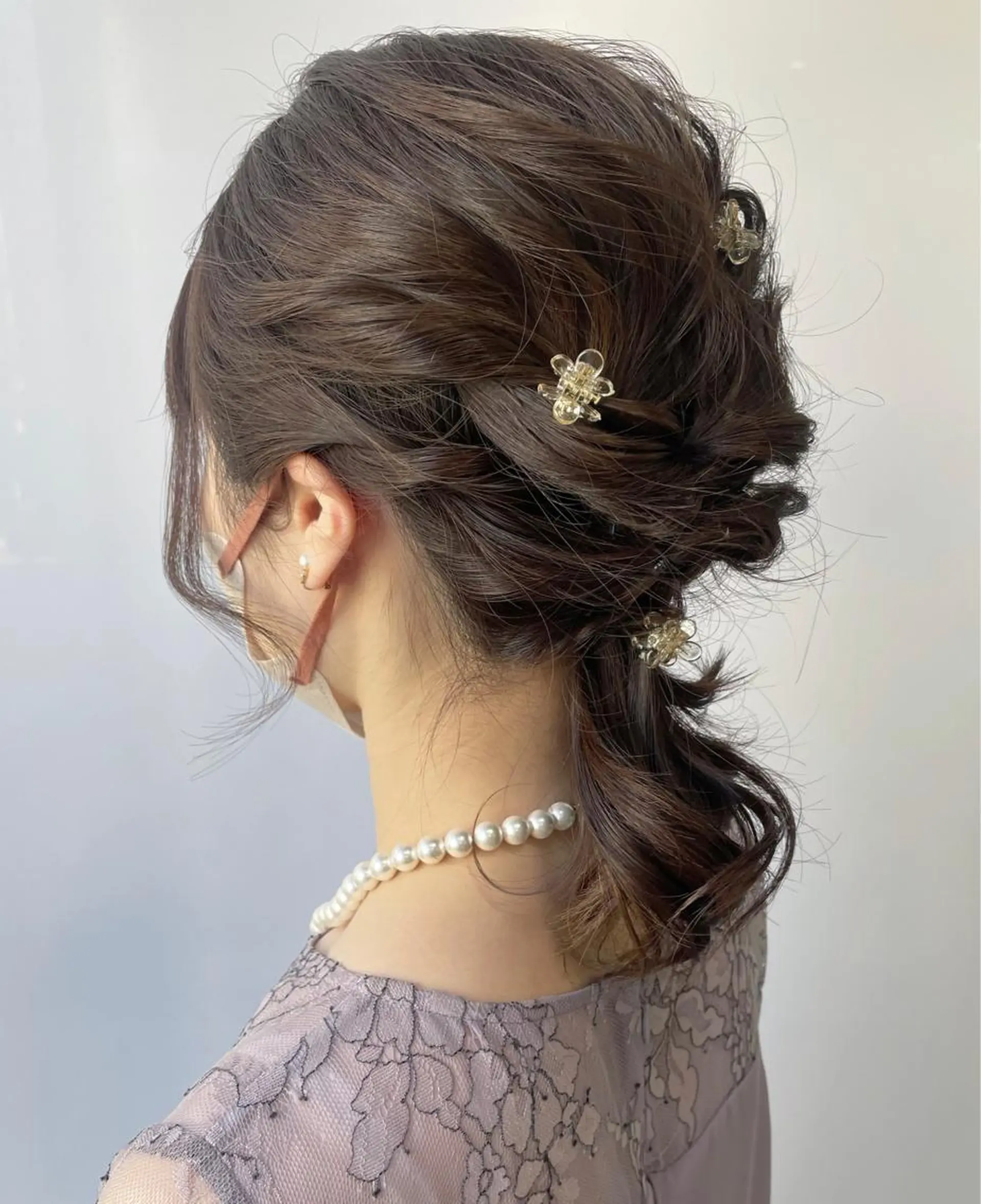 ヘアアレンジ レイヤーカット/ 縮毛矯正/ミサキ💐のヘアスタイル