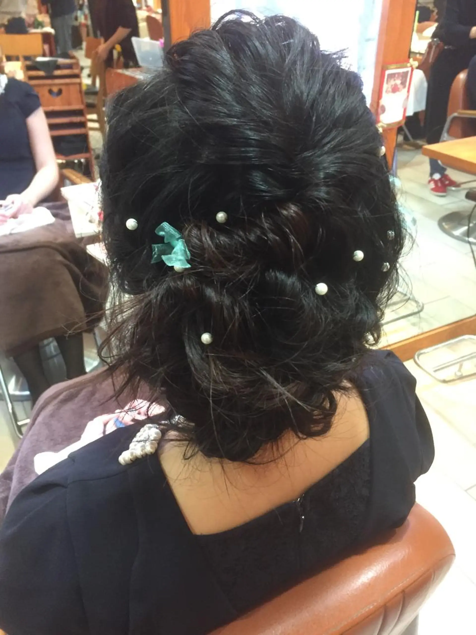 ロング カラー パーマ ヘアアレンジ 可愛いを作る神 ナオヒロのヘアスタイル