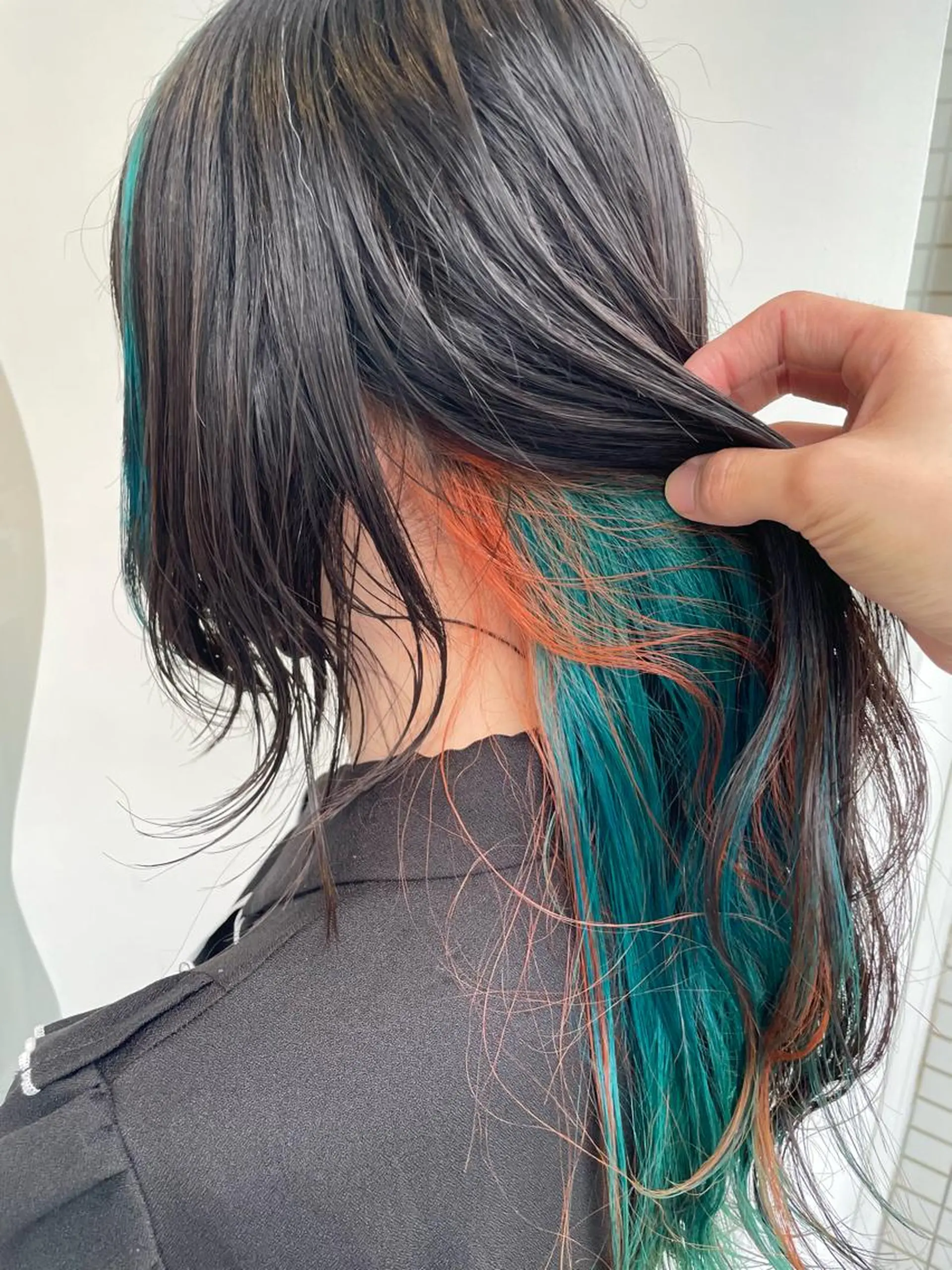 ロング 顔まわりレイヤー レイヤーカット ウルフカット カット ヘアカラー 🐺高椋 海/ウルフ/レイヤーのヘアスタイル