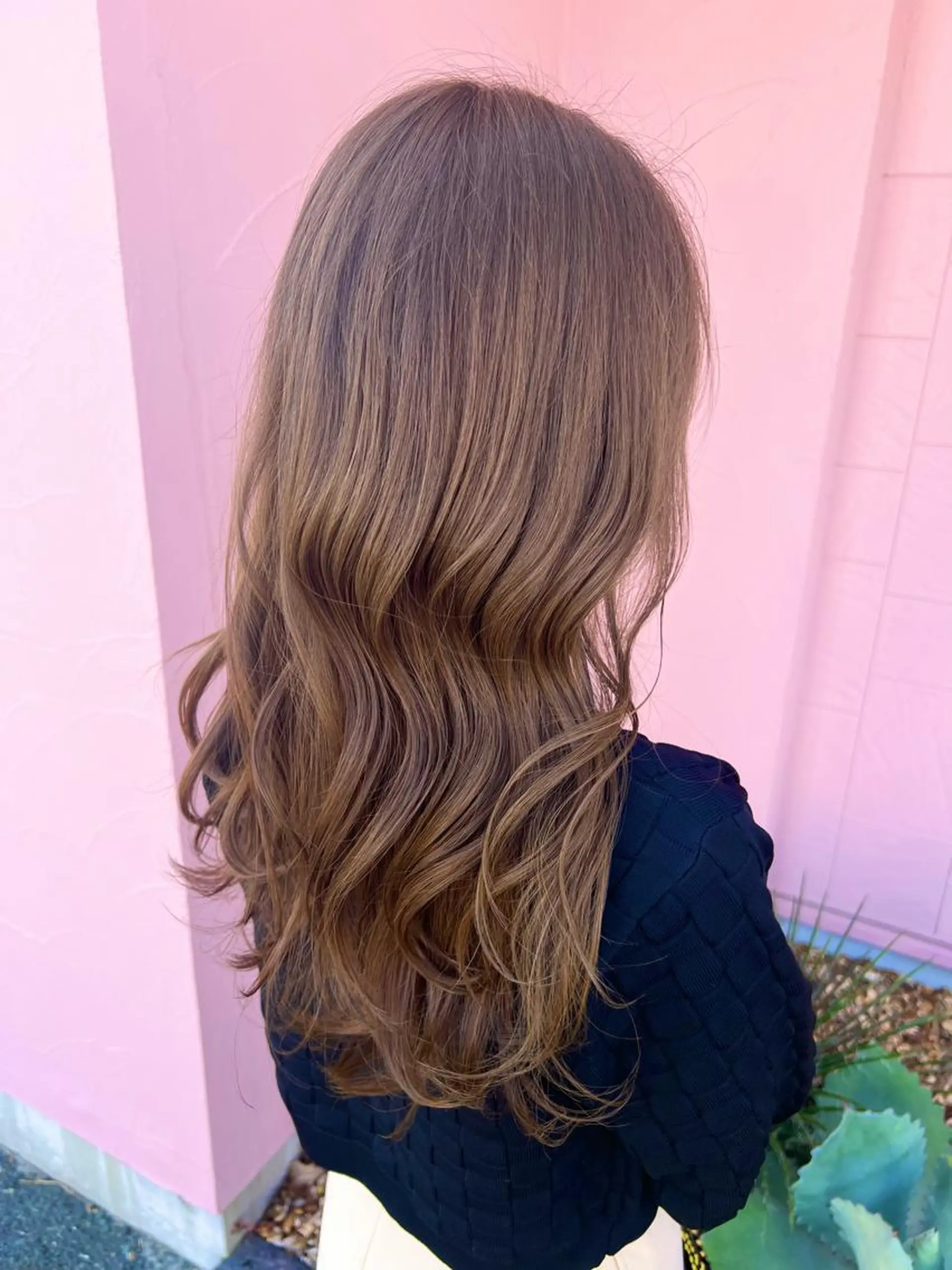 ロング カラー アッシュ 黒髪 ブリーチ ブルーカラー ブルーブラック 🌿寄り添い型美容師 🌿yuiのヘアスタイル