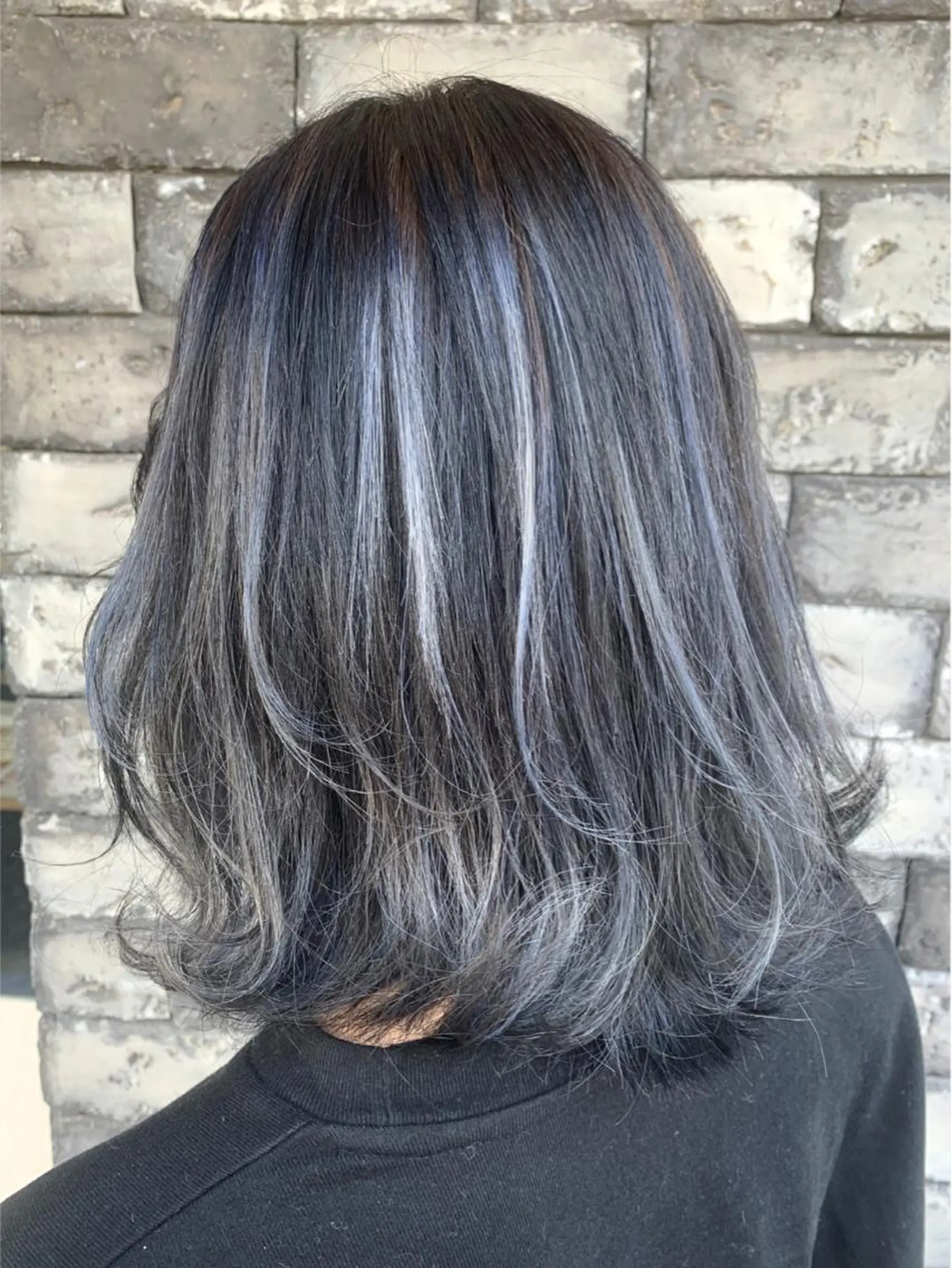 ミディアム カラー ブルーカラー ヘアカラー トリートメント ヘアセット ❤️千葉県代表❤️ 店長❤️柿本翔一朗のヘアスタイル