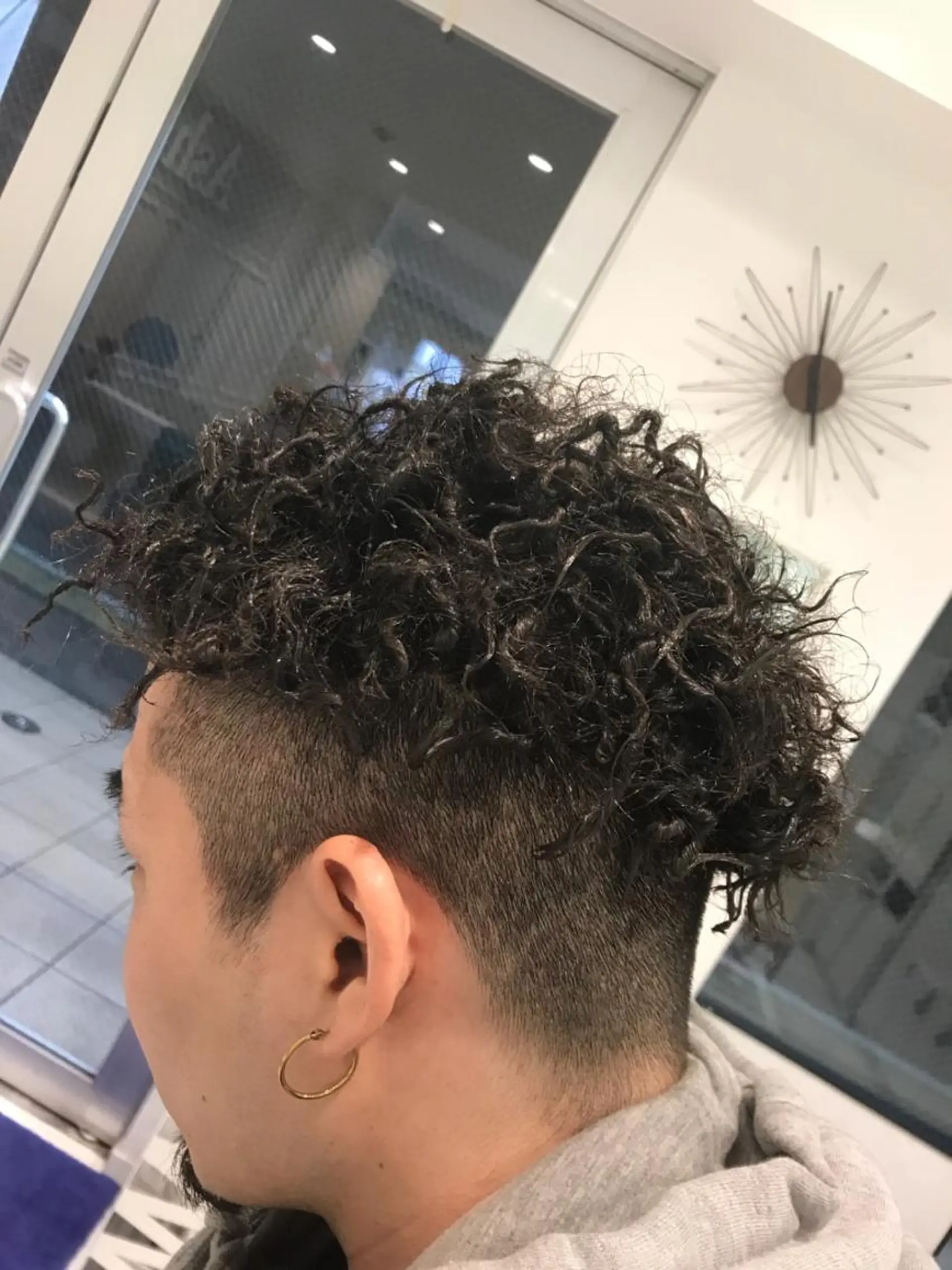 ショート パーマ メンズ Ash 中岡ゆうたのヘアスタイル