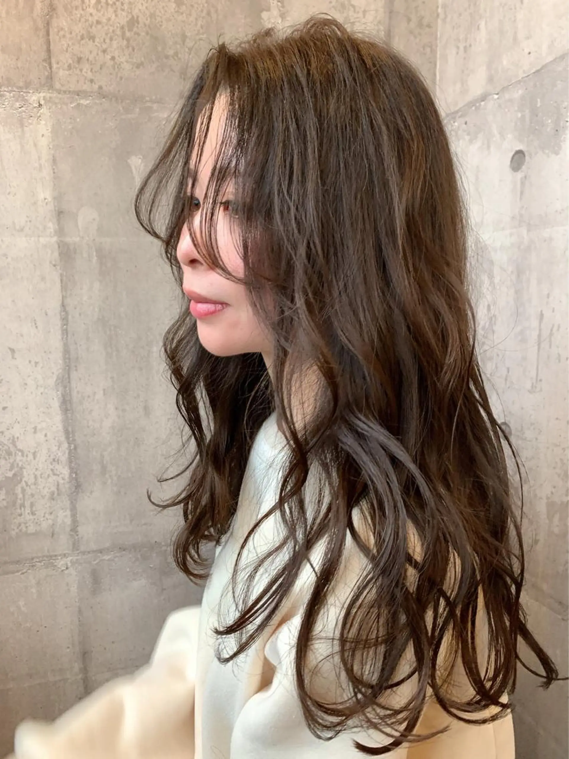 ロング カラー Nozomu/地毛風 ストレート/パーマのヘアスタイル