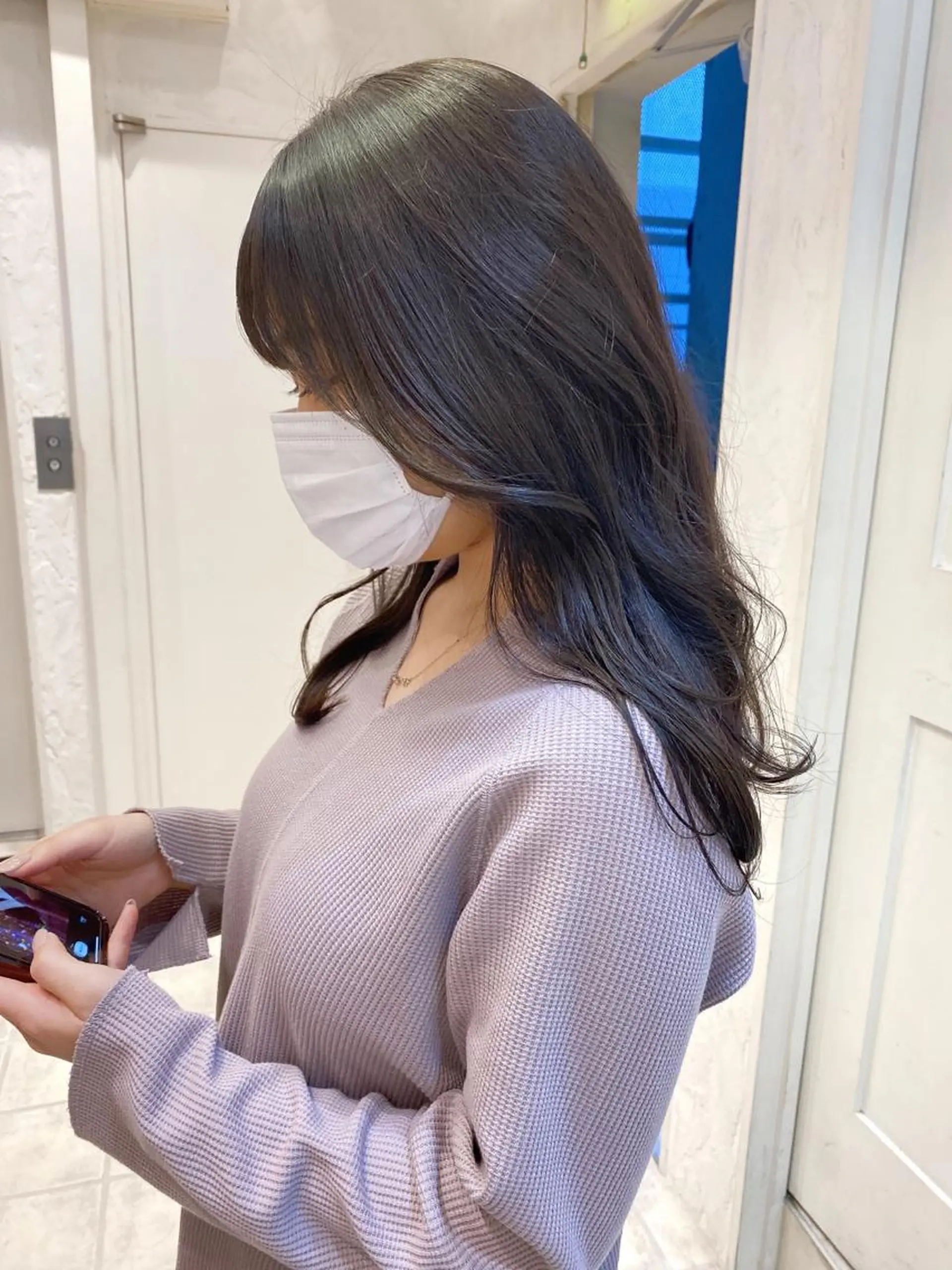 ロング カラー 透明感カラー グレージュ シアーグレージュ 🌟アレンジが似合う カラー🌟Rumiのヘアスタイル